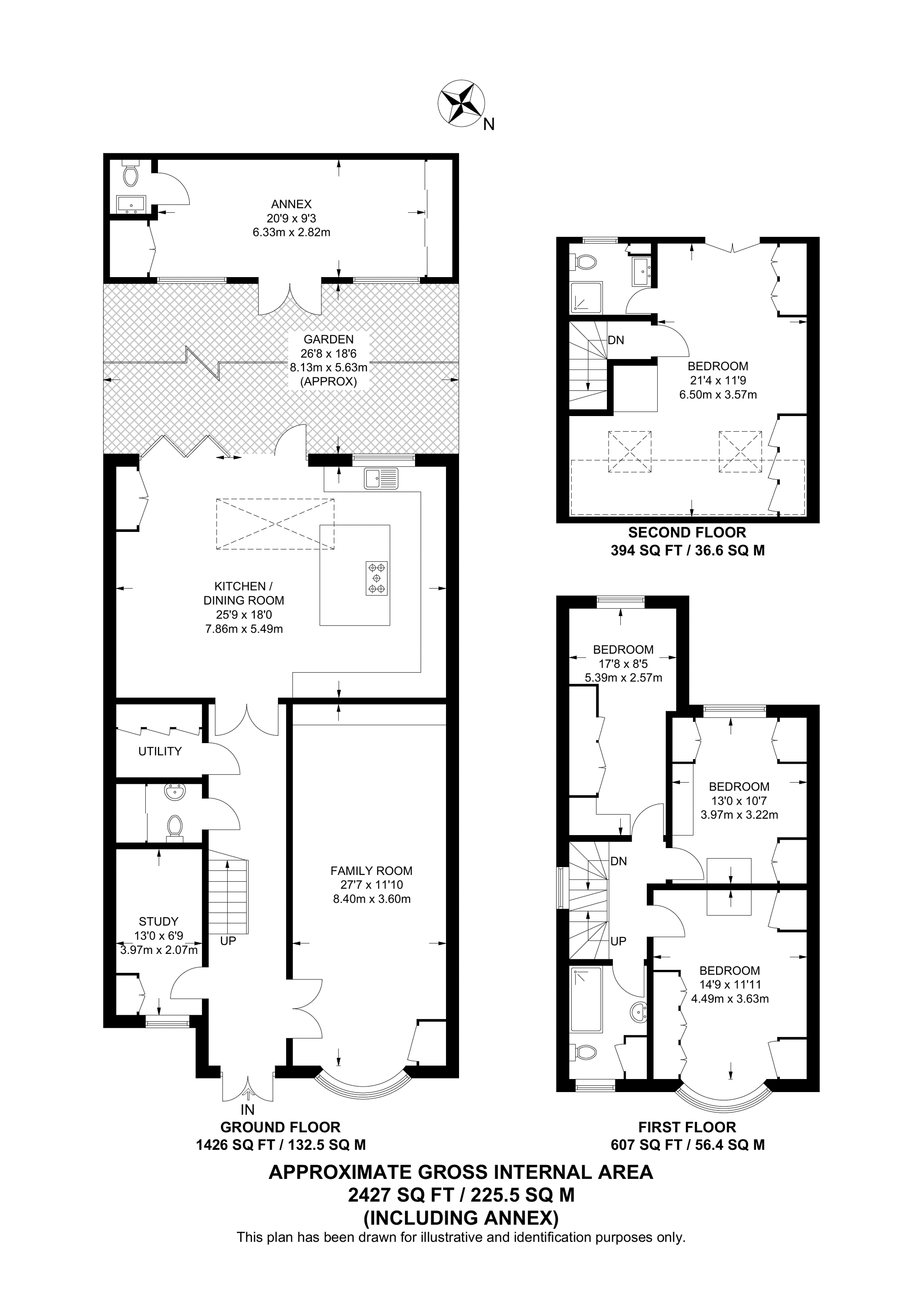 Byron Avenue, Motspur Park floorplan