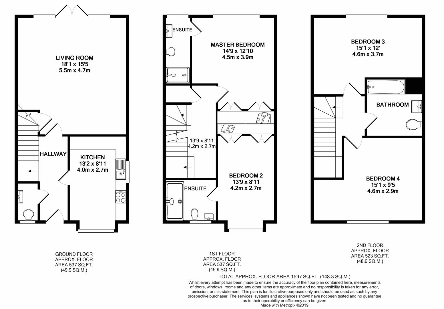 34, Oaks Lane, Leatherhead floorplan