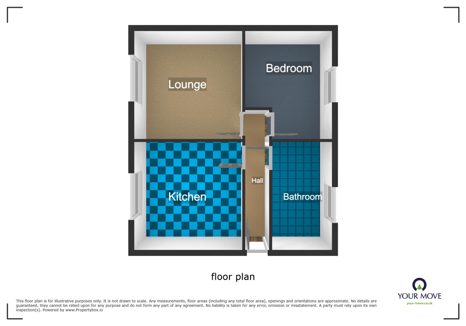 Flat 1, Abberley Court, 44, Abberley Street, West Midlands floorplan