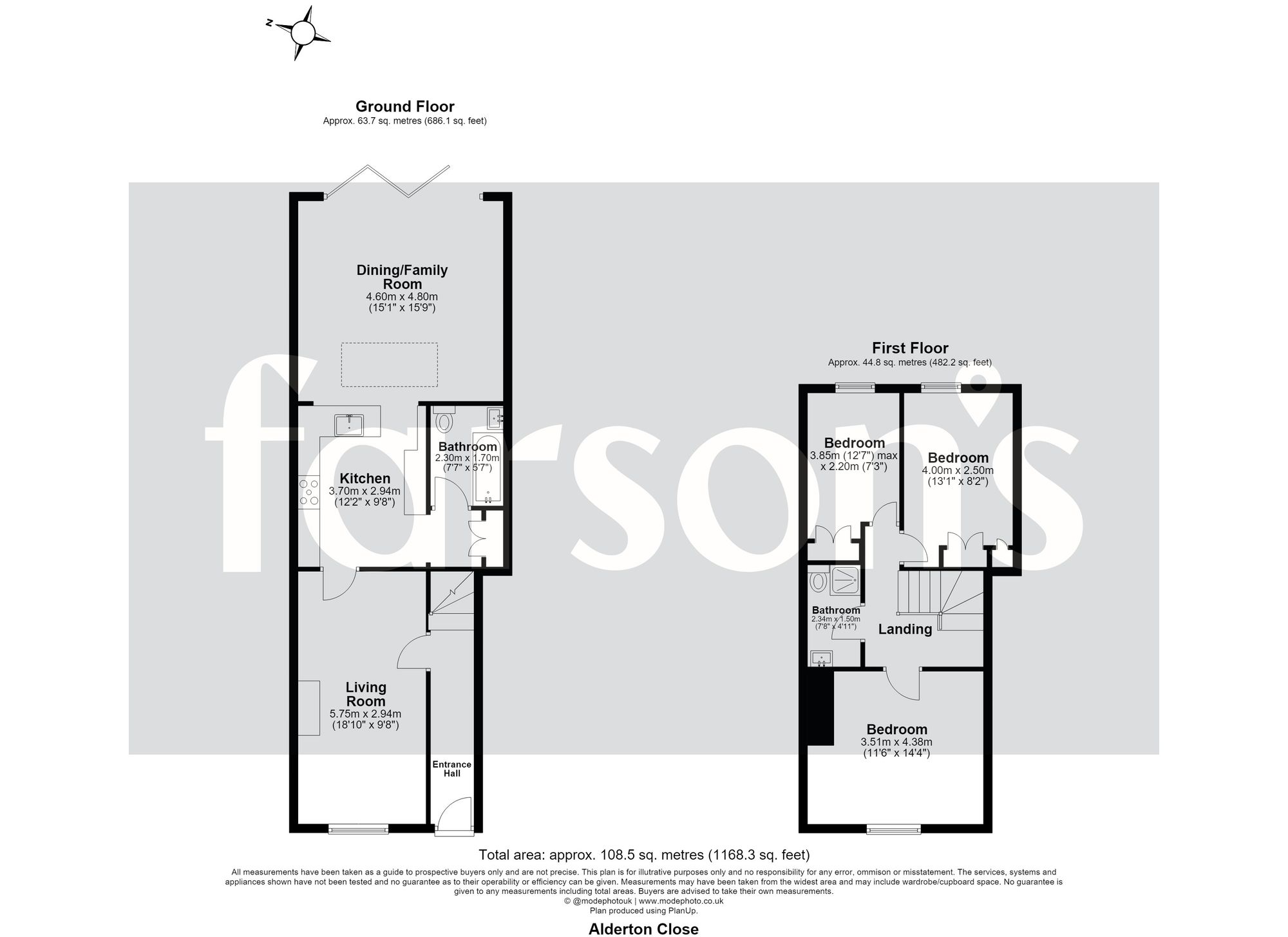 2 Alderton Close, Brentwood floorplan