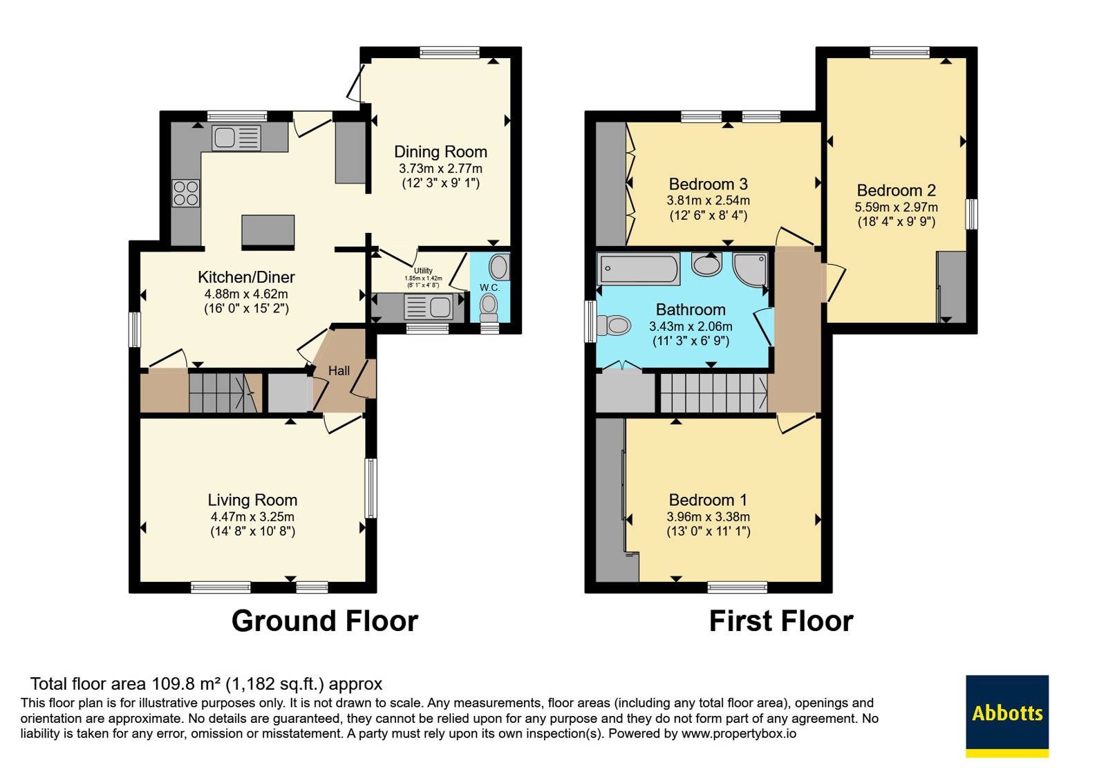 64,, The Street, Norwich floorplan