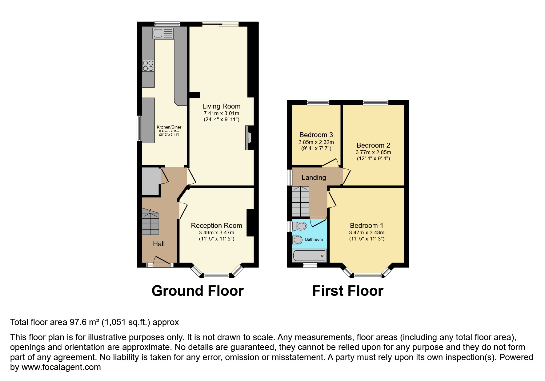 9, Thornhill Road, Luton floorplan
