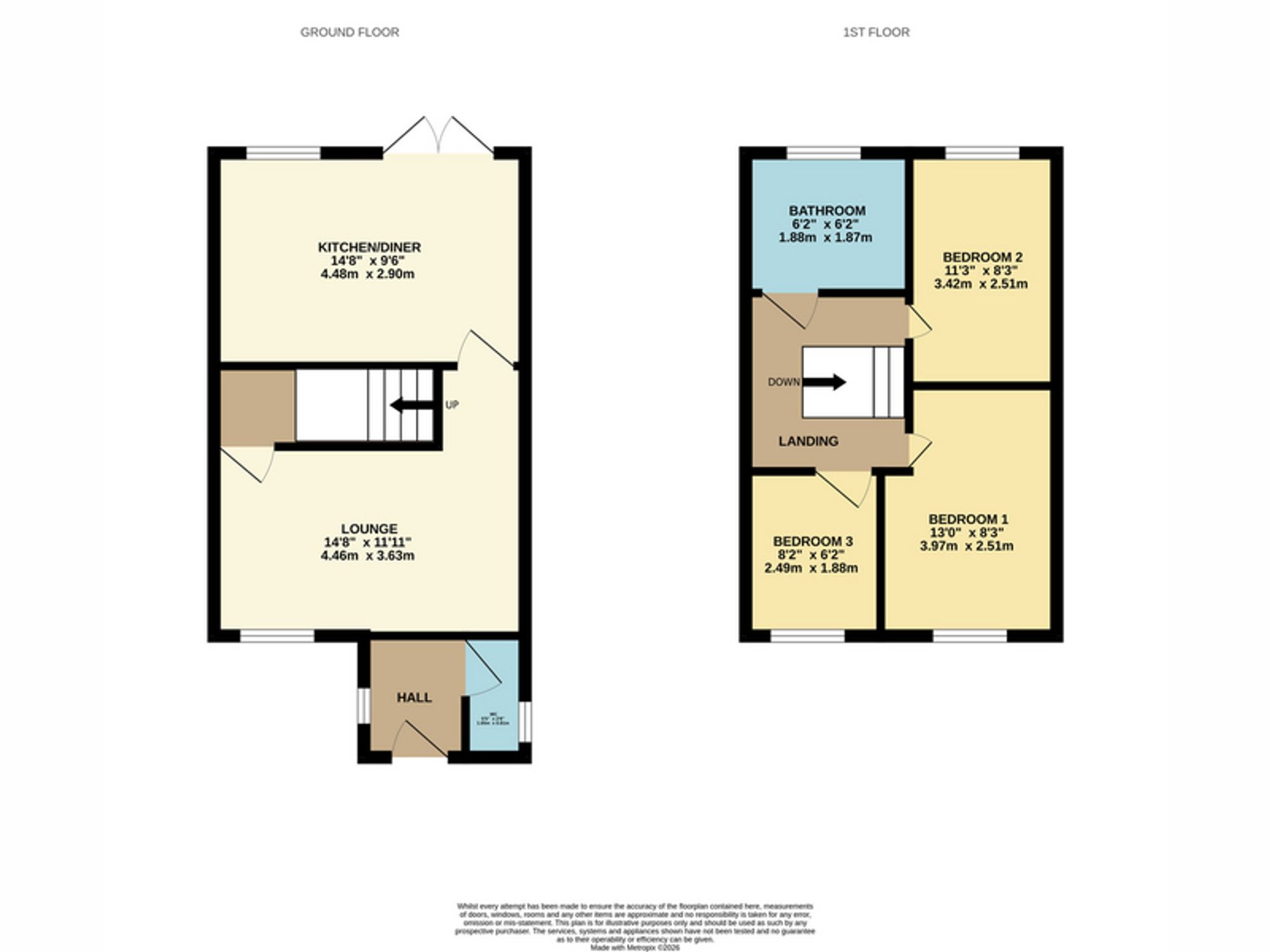 14 Peter Way, Newark floorplan