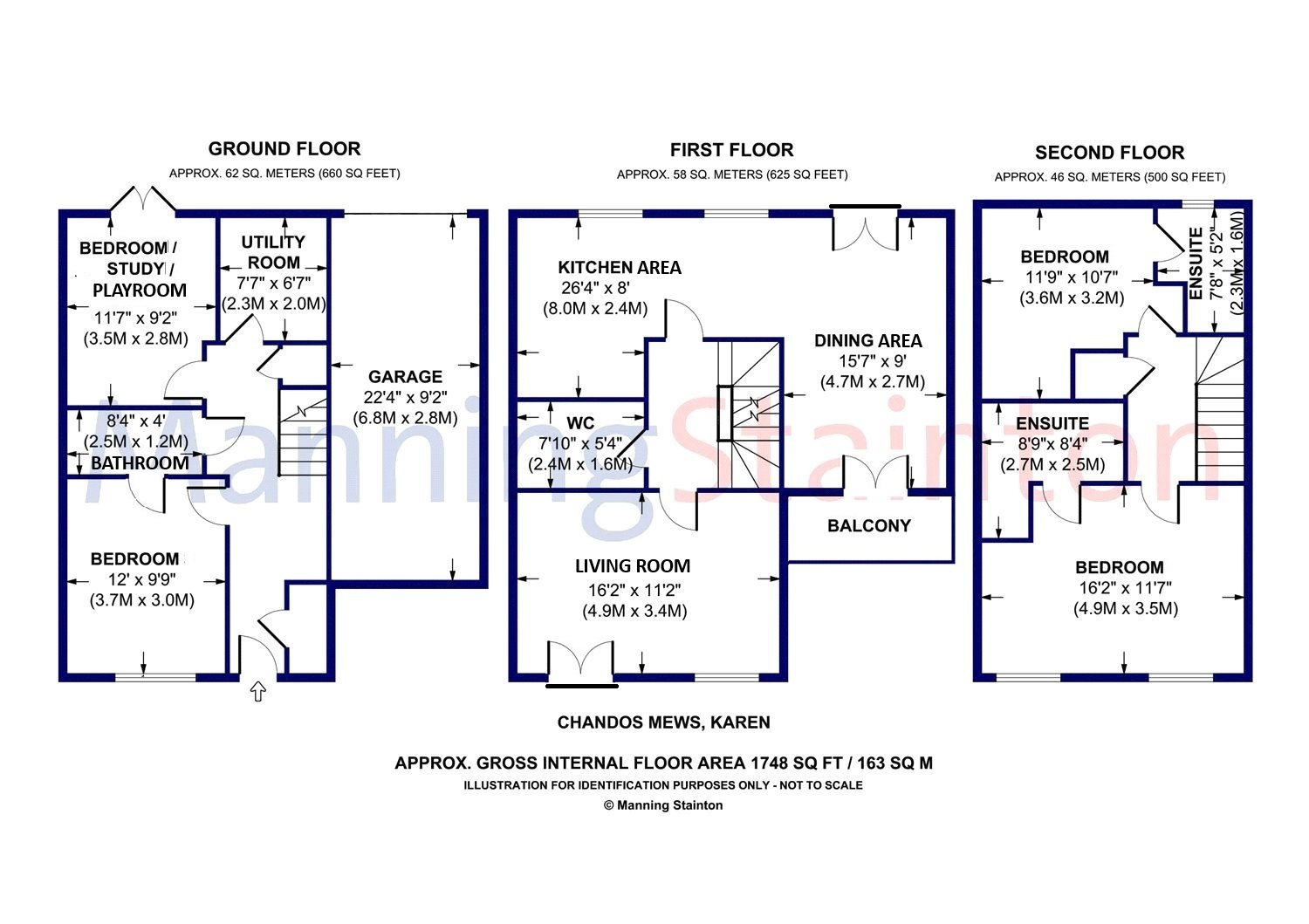 10, Chandos Mews, Leeds floorplan