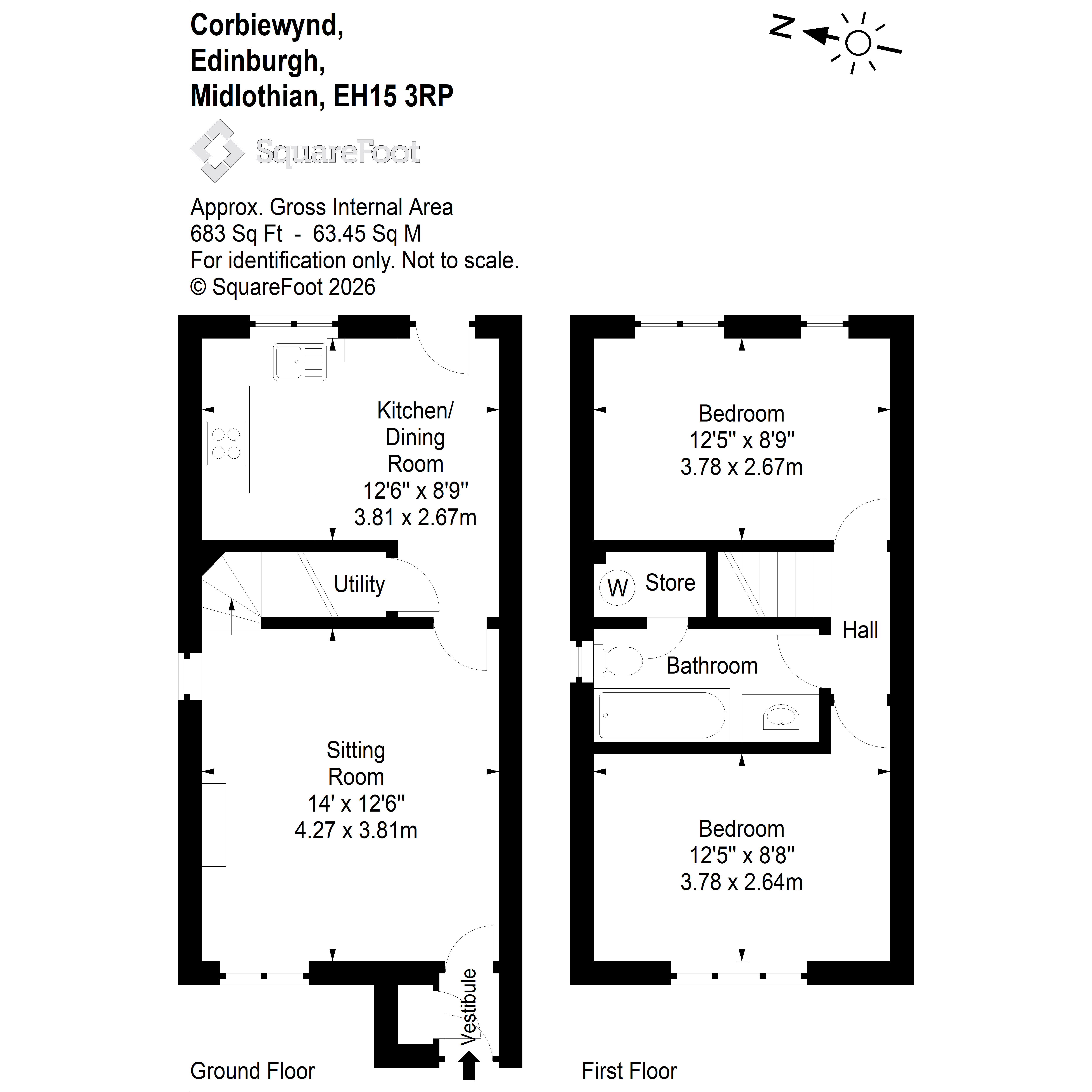 27, Corbiewynd, EDINBURGH floorplan
