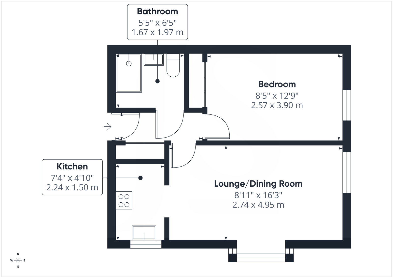 Gainsborough Lodge, 136,18, South Farm Road, Worthing floorplan