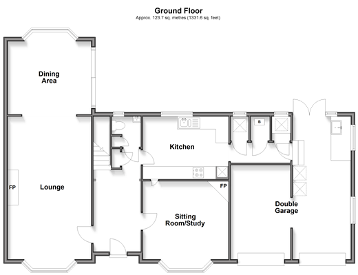 Copse Hill, Purley floorplan