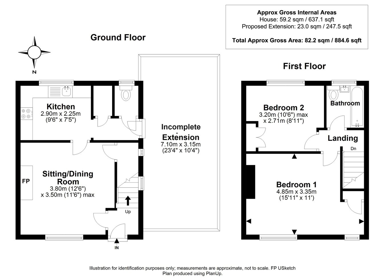 8 Broomhill Cottages, Lymington floorplan