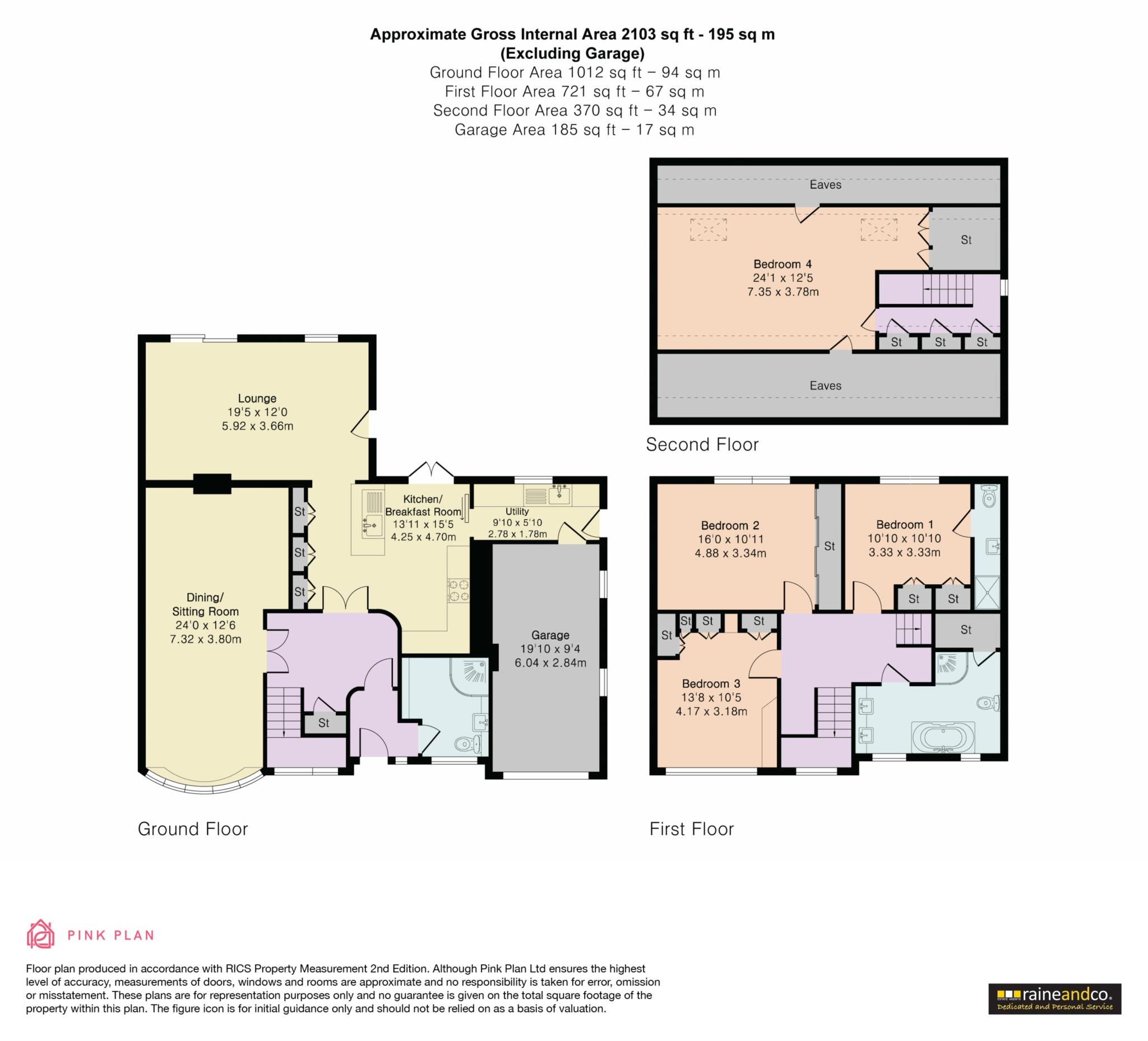 31, Cedar Road, Hatfield floorplan