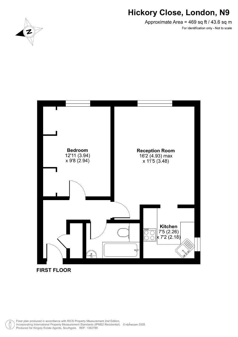 19, Hickory Close, London floorplan