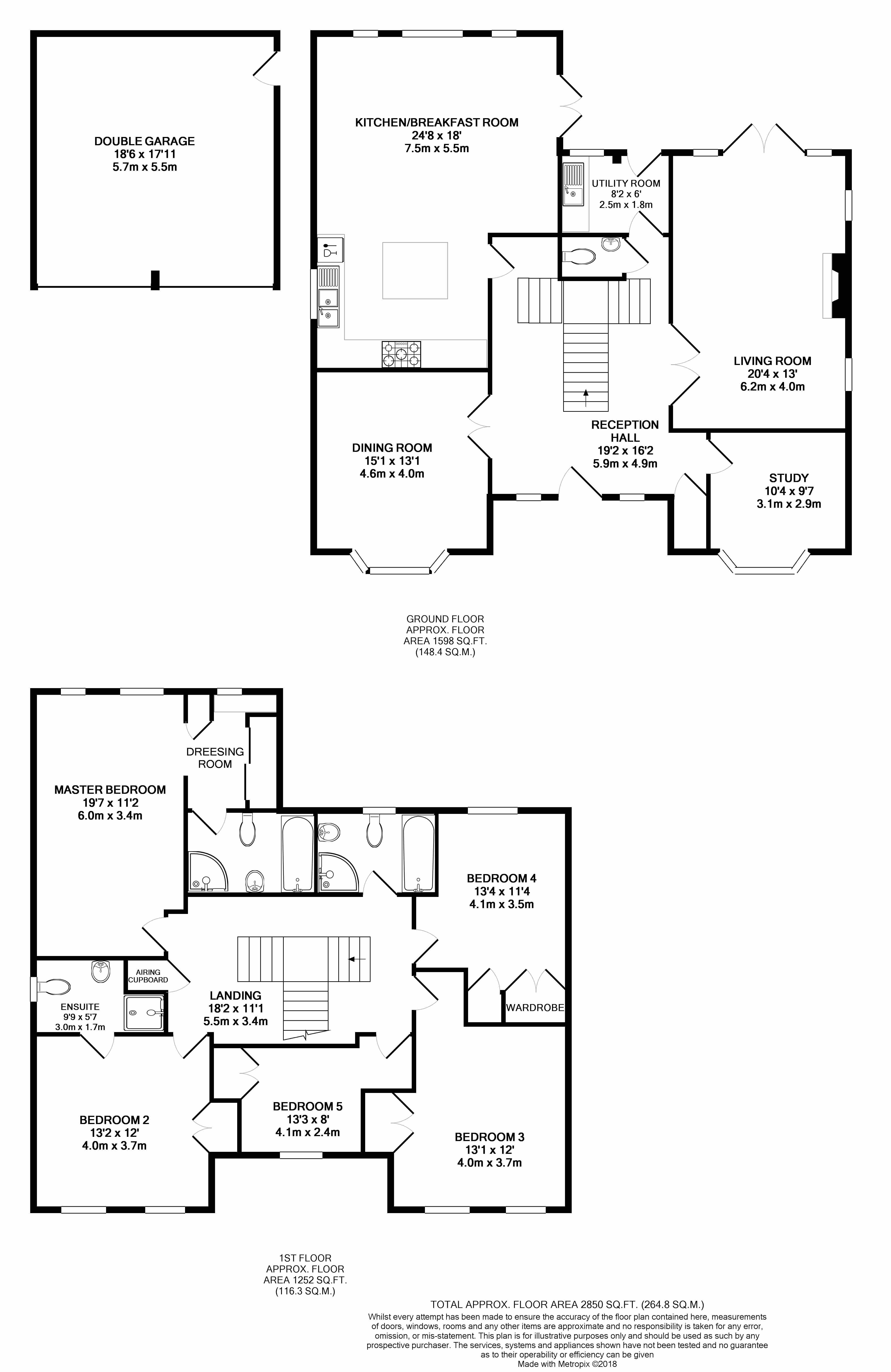 5 Bedrooms Detached house for sale in Claverton Drive, Claverton Down, Bath BA2