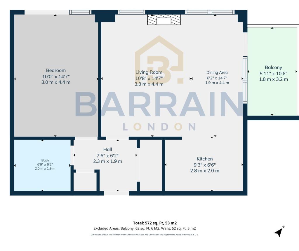 Flat 27 Bawley Court, 1 Magellan Boulevard, London floorplan