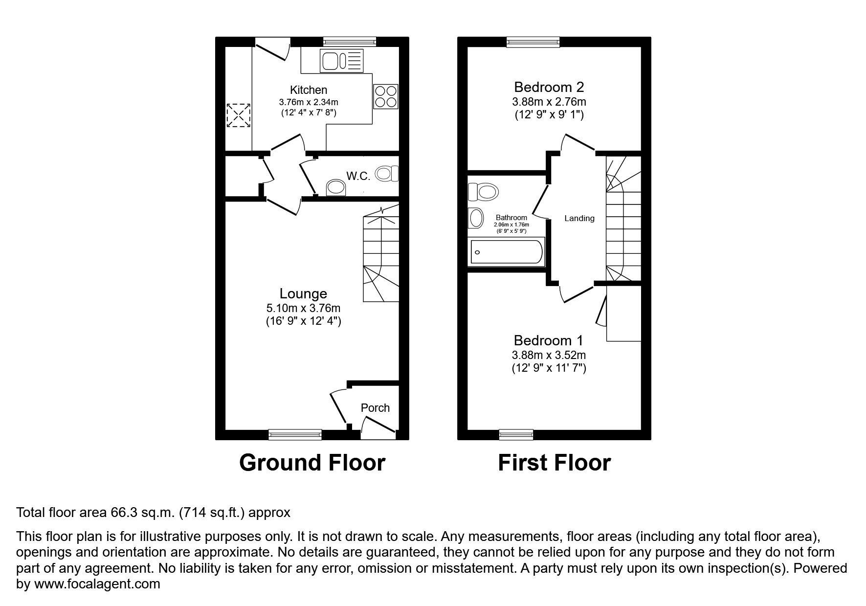 22, Marshalls Rise, Gainsborough floorplan