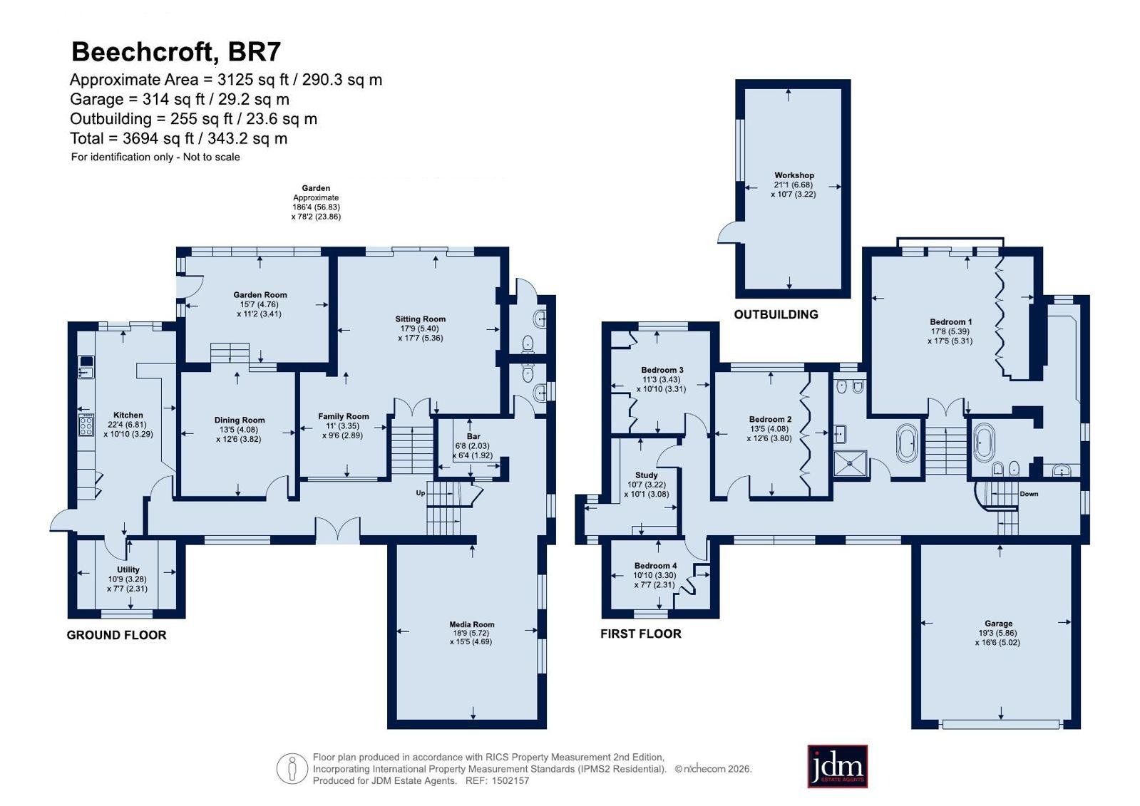 Darat Alkhair,, Beechcroft, Chislehurst floorplan