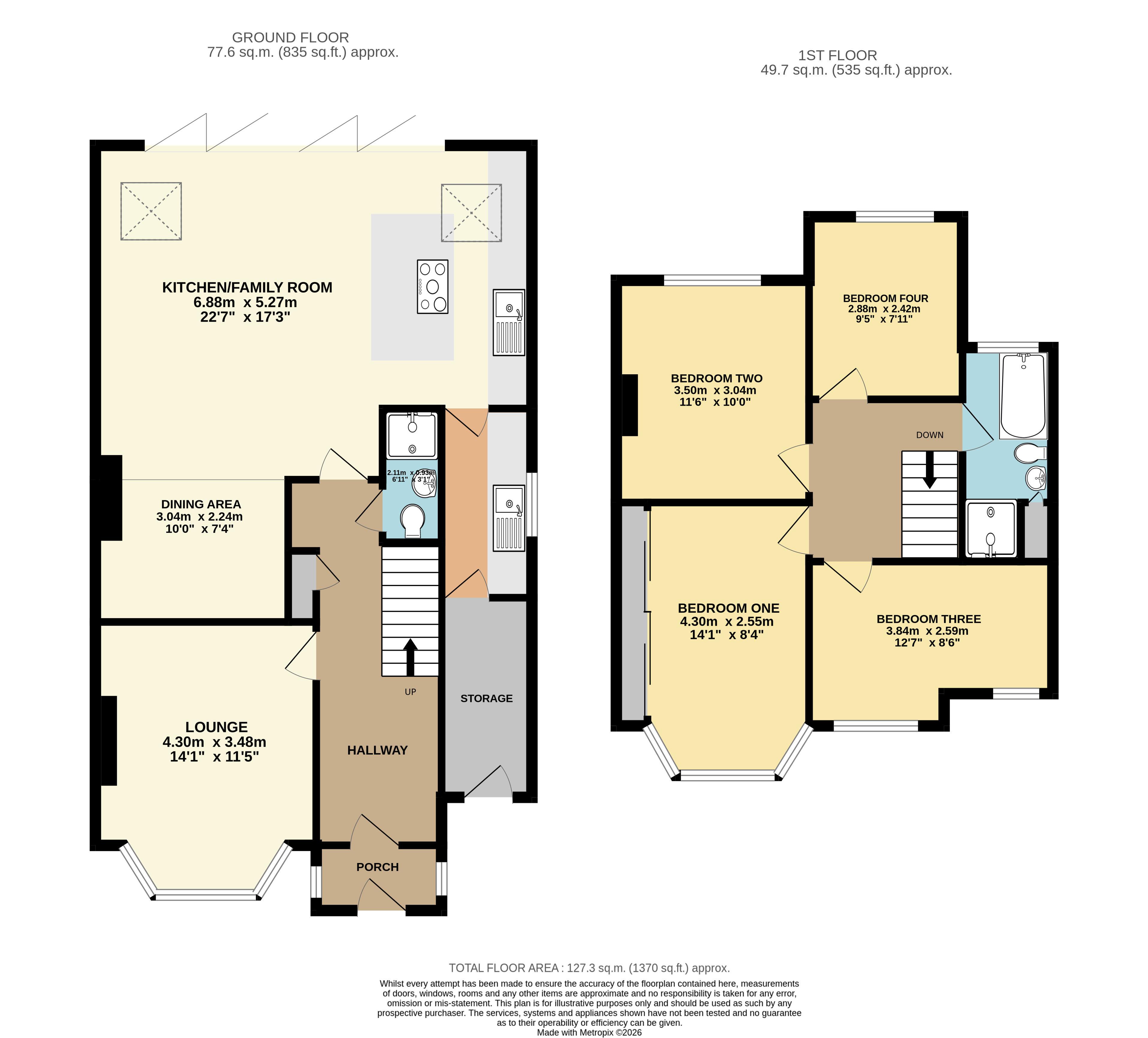 36, Britain Street, Bedfordshire floorplan