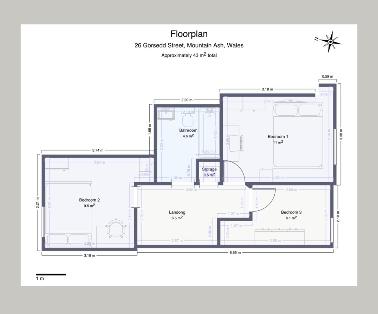28, Gorsedd Street, Mountain Ash floorplan
