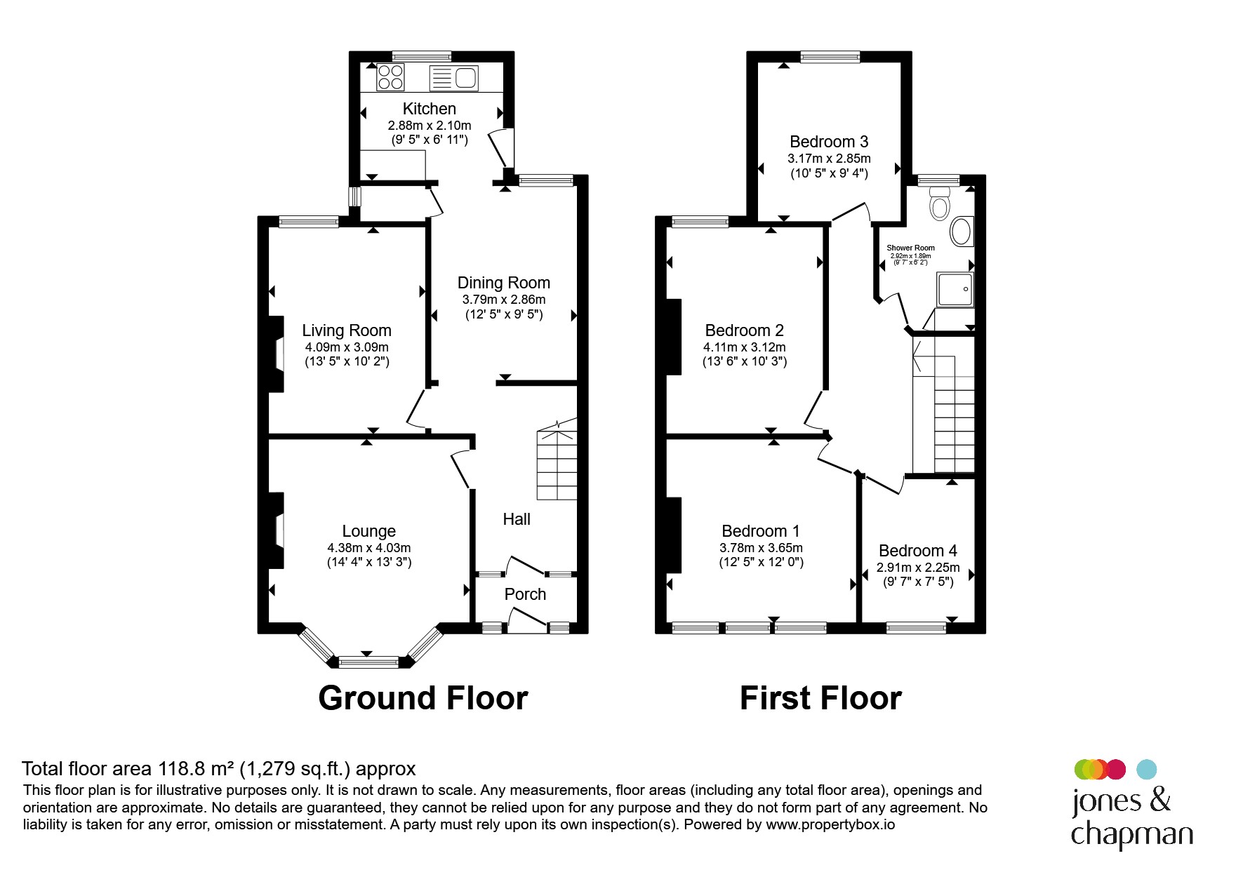 13, Roxburgh Avenue, Birkenhead floorplan
