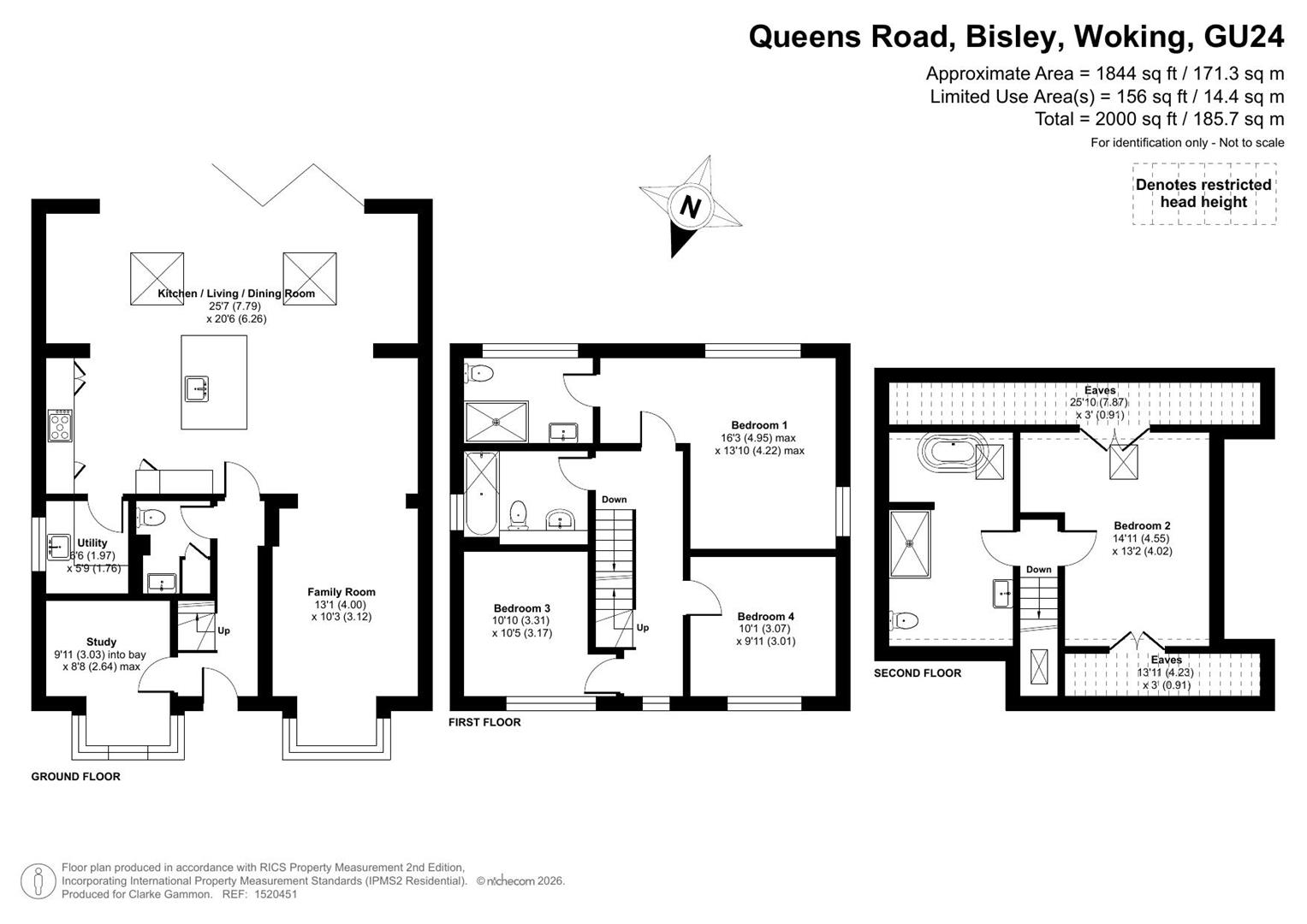 Miles Green Place, 29, Queens Road, Woking floorplan