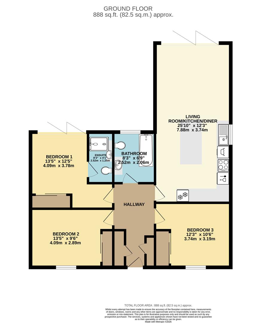 2, Sweet Cherry Gardens, Ely floorplan