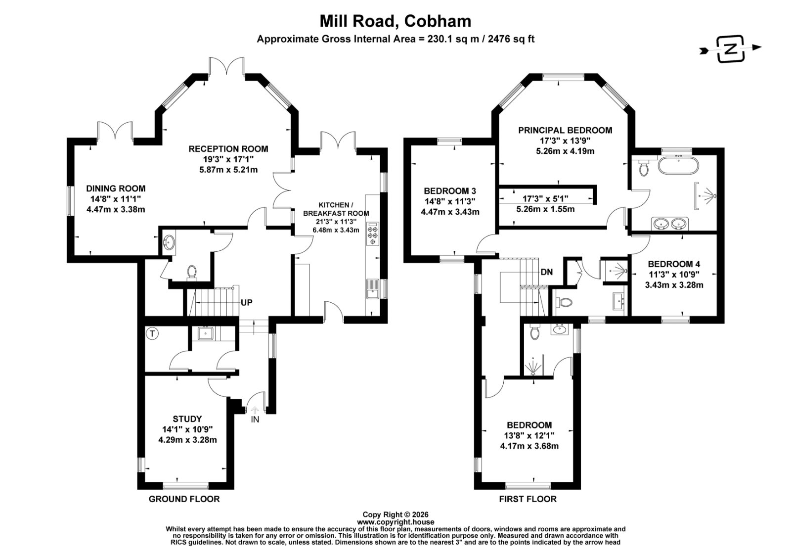 Moss House, Cedar House,, Mill Road, Surrey floorplan