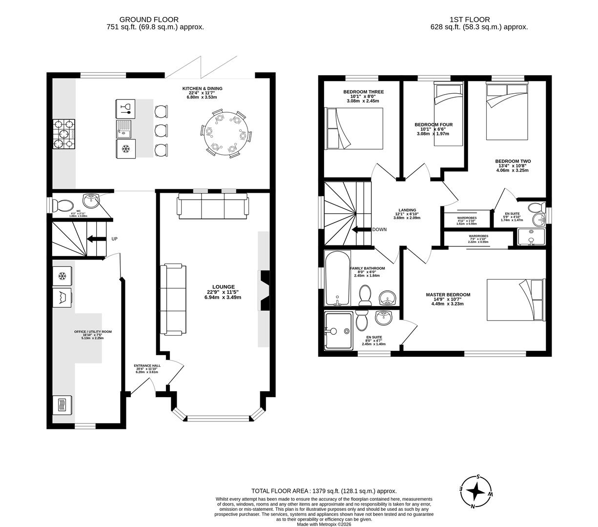 26, Delph Way, Chorley floorplan