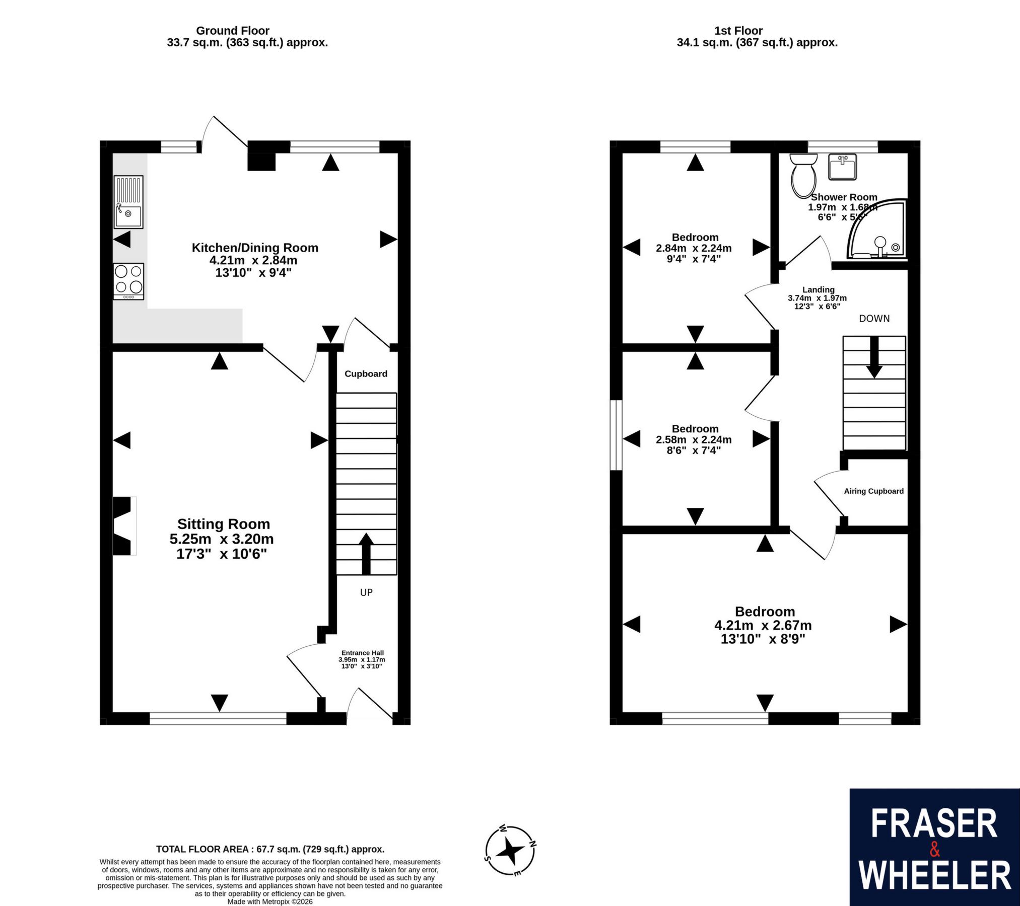 44, Counties Crescent, Starcross floorplan