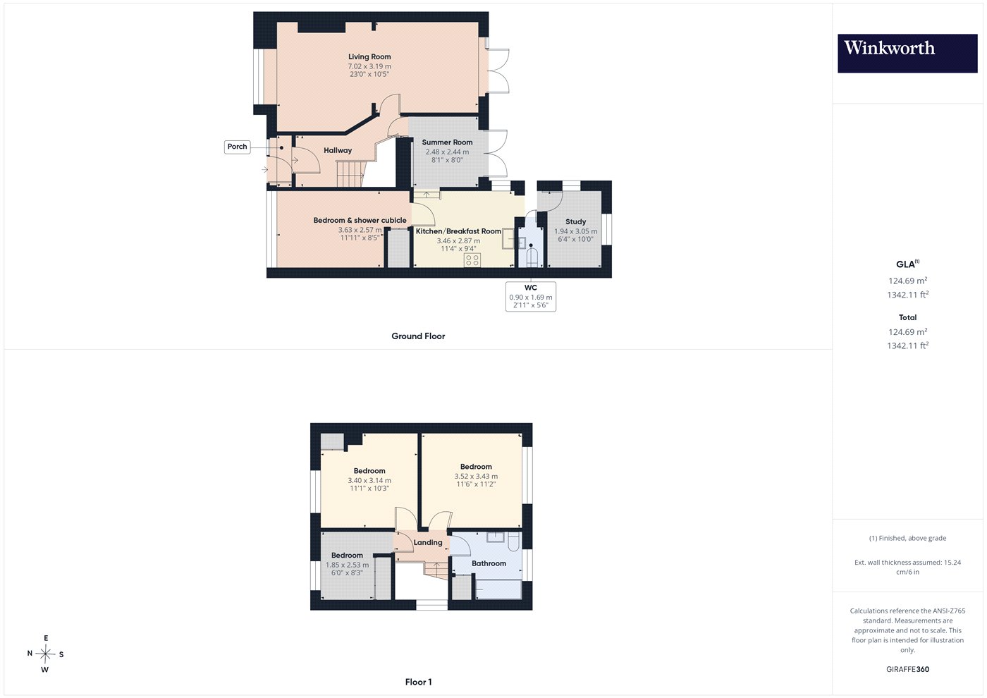 Cotswold Way, Reading floorplan
