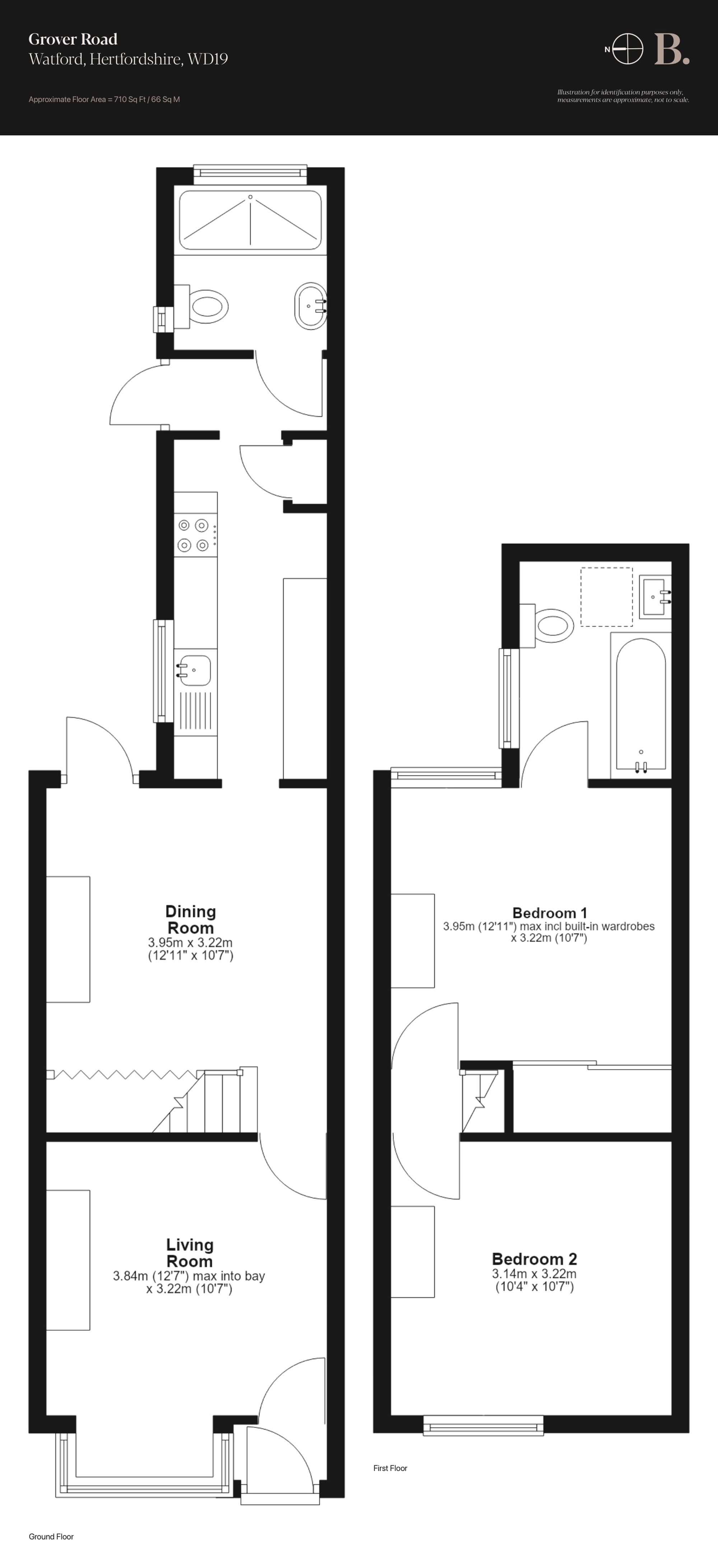 46 Grover Road, Watford floorplan