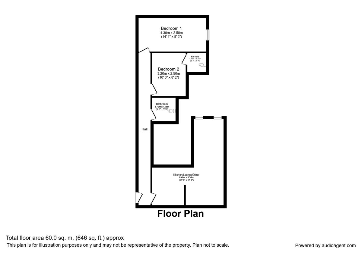 2 Bedrooms Flat to rent in North John Street, Liverpool L2