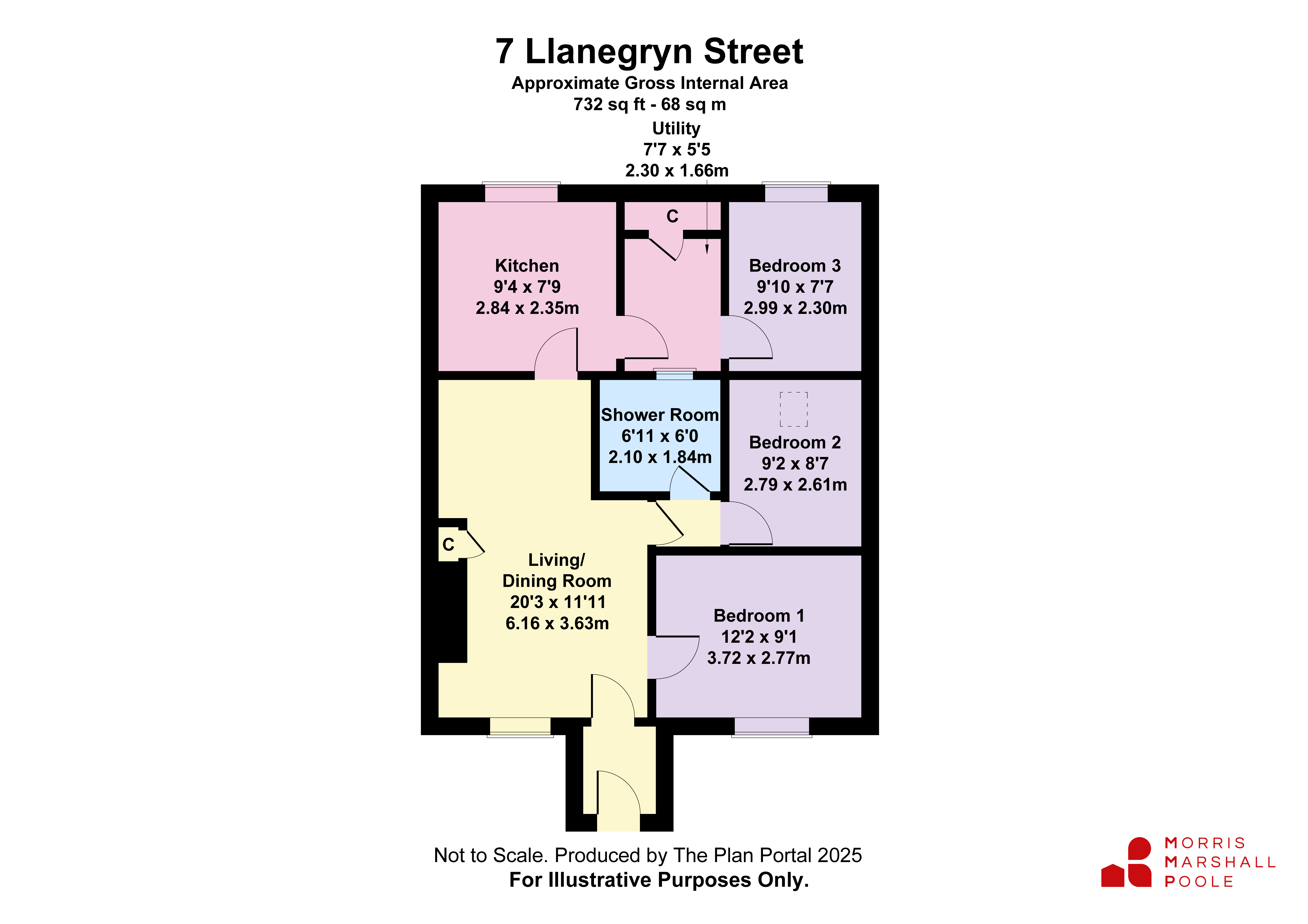 7, Llanegryn Street, Tywyn floorplan