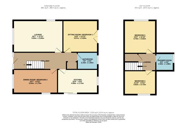 3, Gorse Lane, Preston floorplan