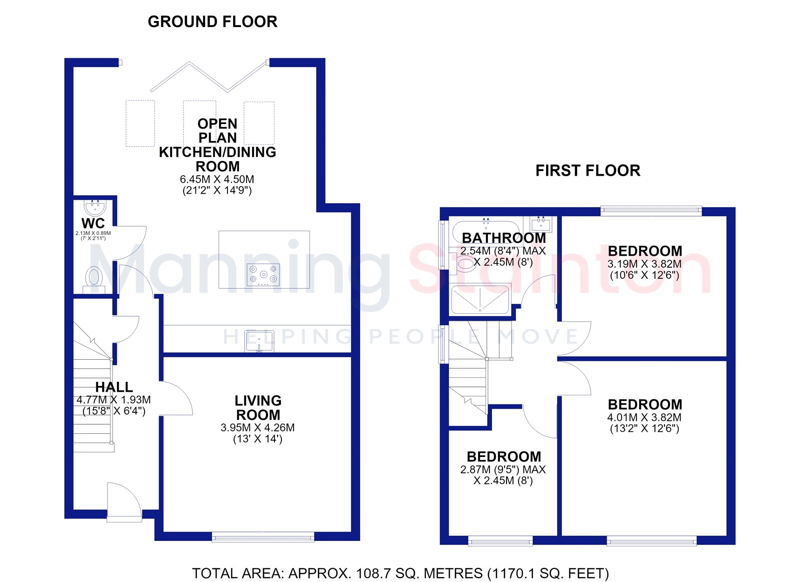38, Allerton Grange Crescent, West Yorkshire floorplan