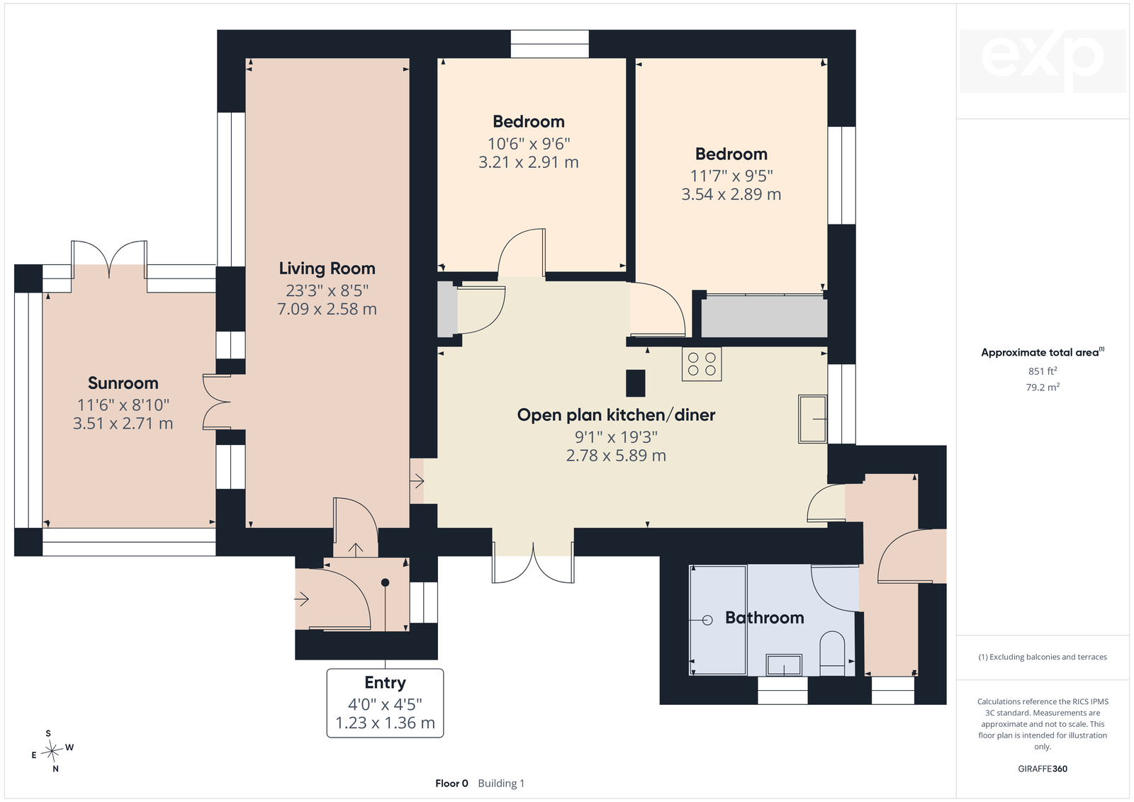 13, Essex Road, Rochester floorplan