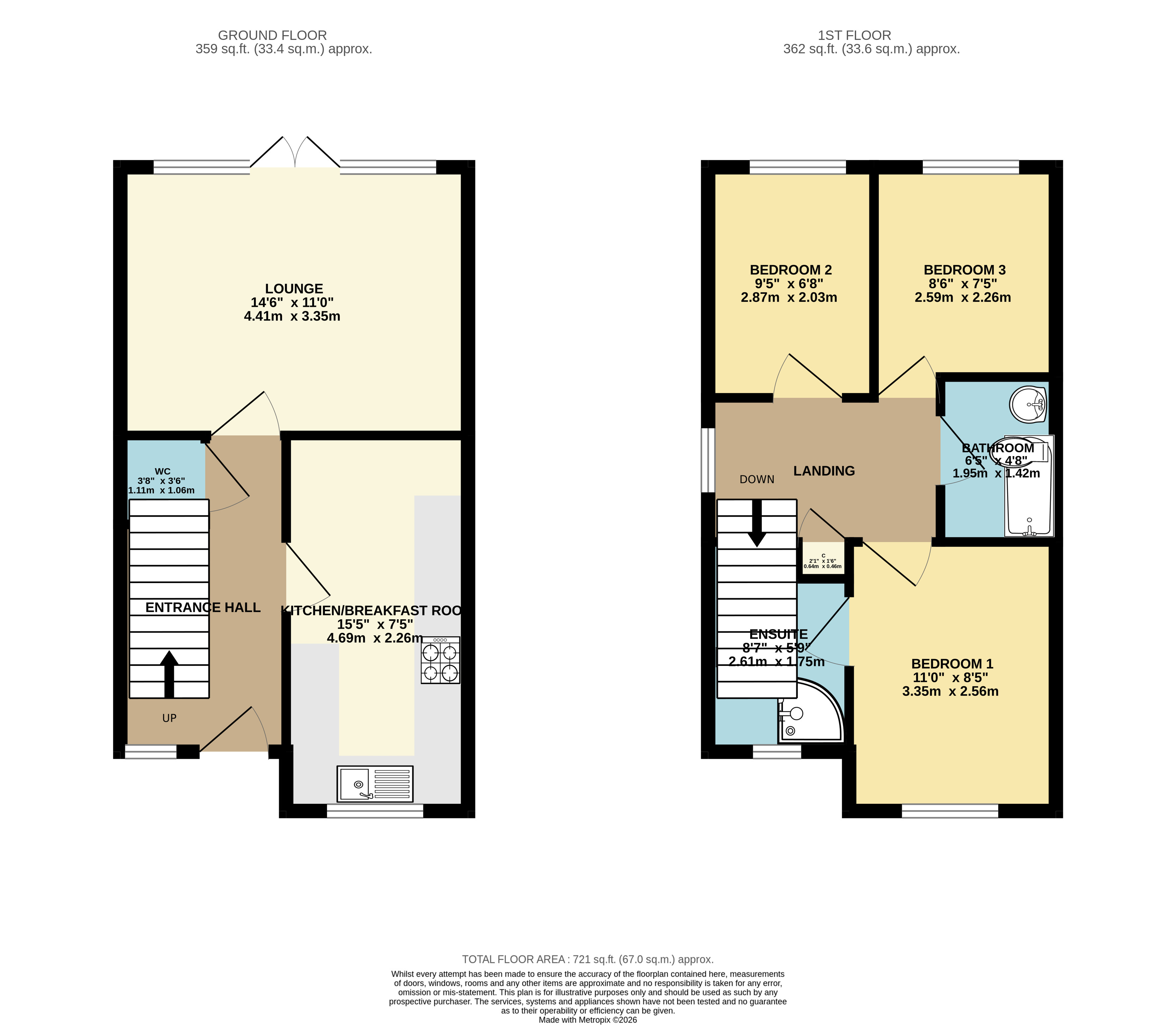 1 Hill Rise, Downing Avenue, Guildford floorplan