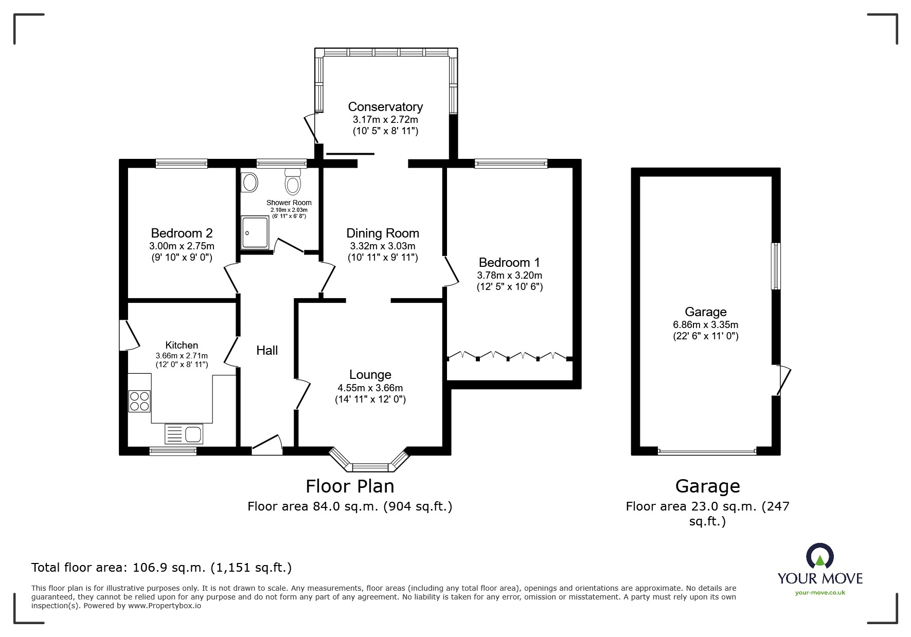 3, Wyton Close, Lincolnshire floorplan