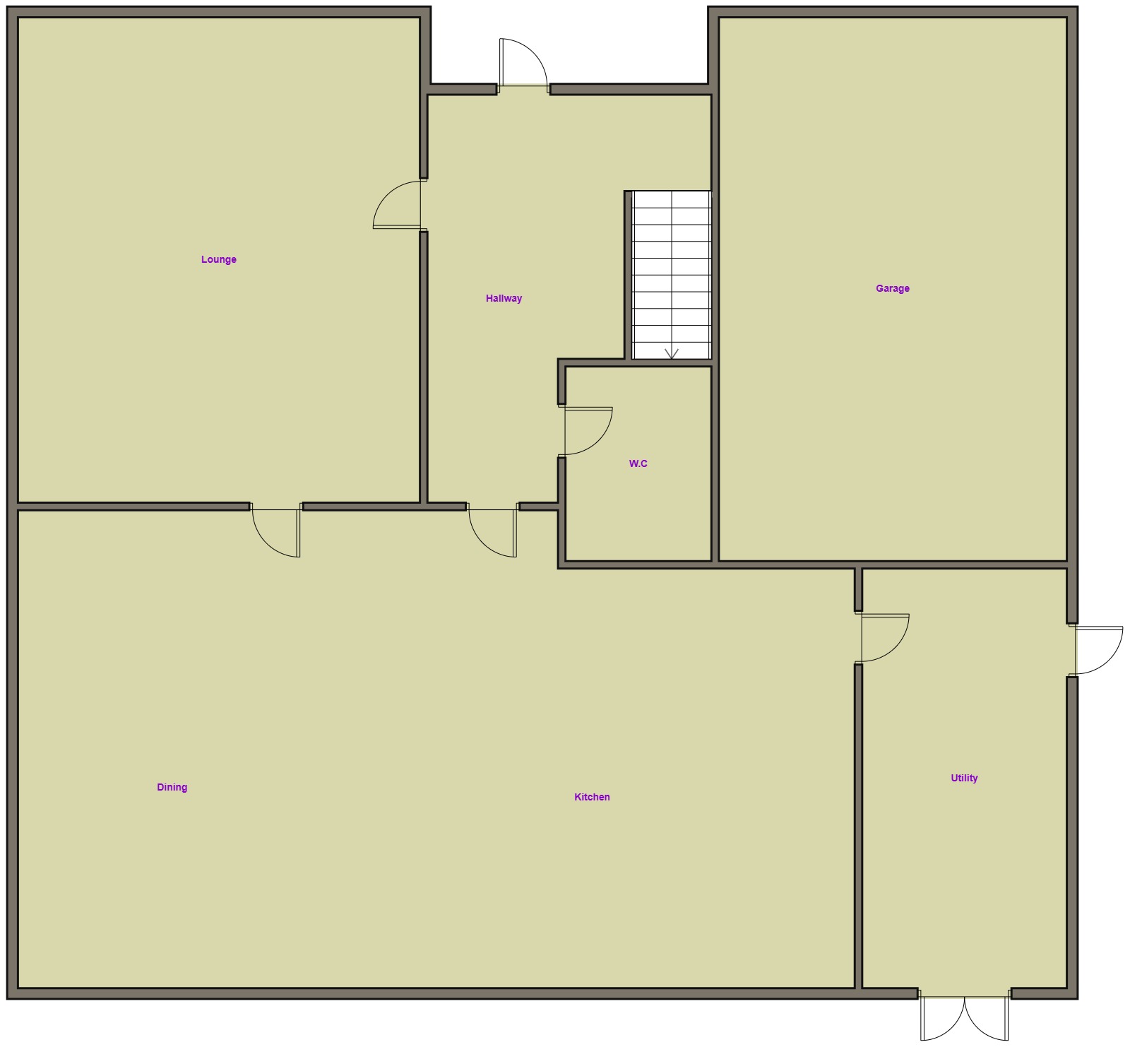 8, Brunswick Gardens, Cumbernauld floorplan