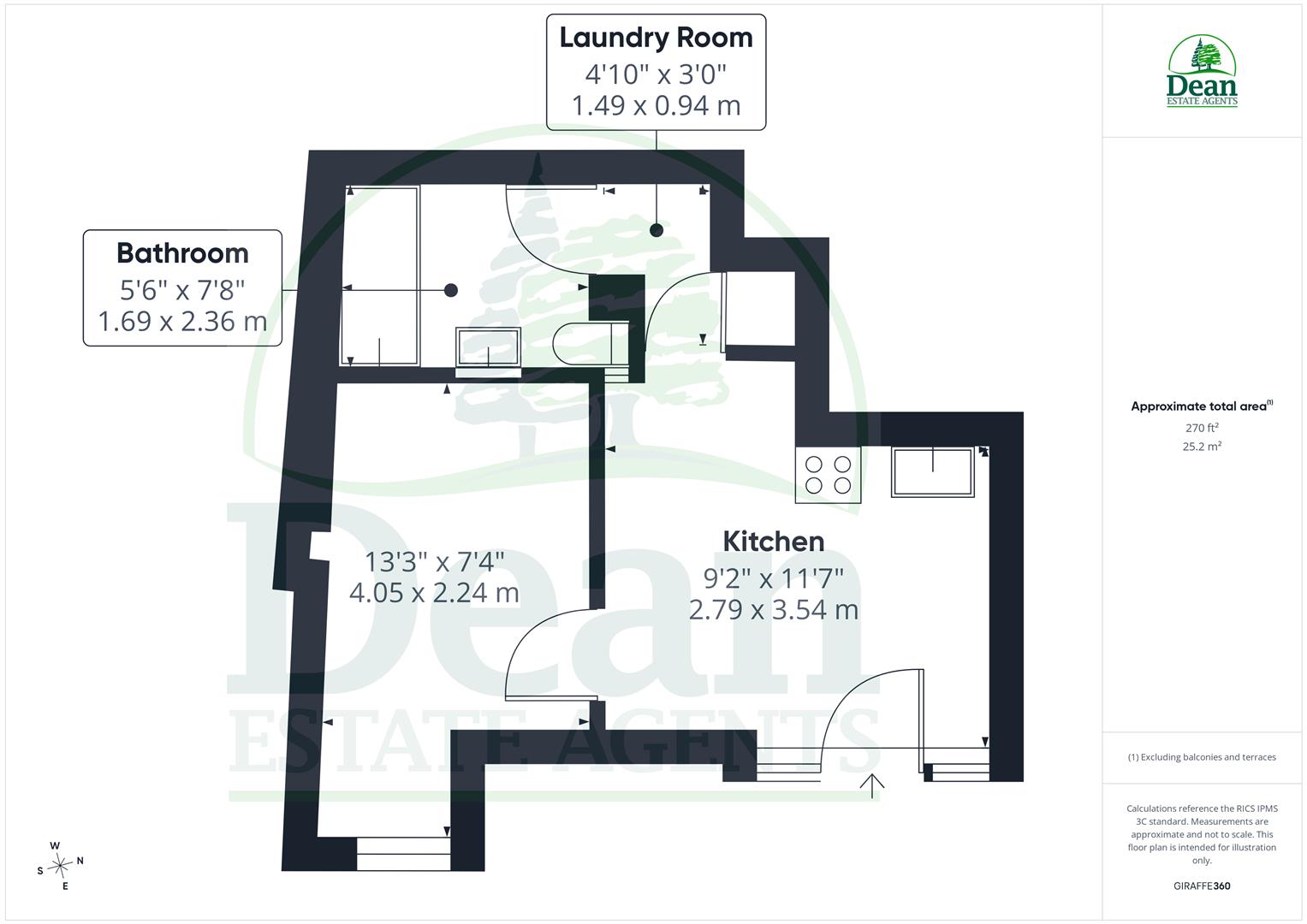 Flat 1, 1 Heywood Mews, Heywood Road, Cinderford floorplan