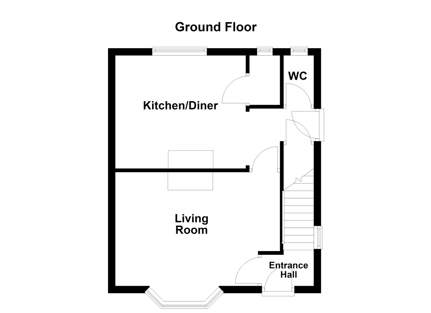 138, Queens Park Drive, Castleford floorplan
