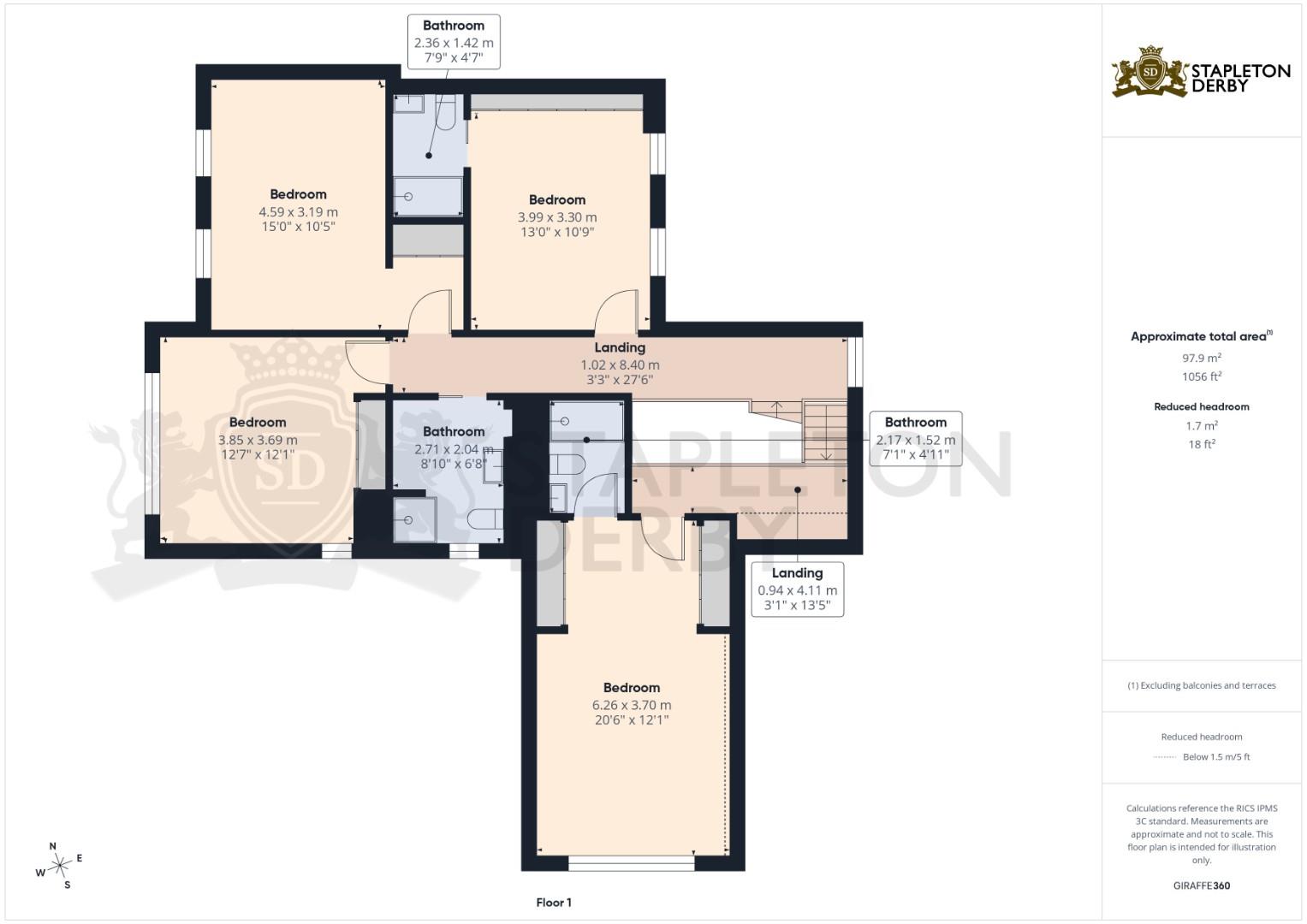 1 Rockland Mew, View Road, Prescot floorplan