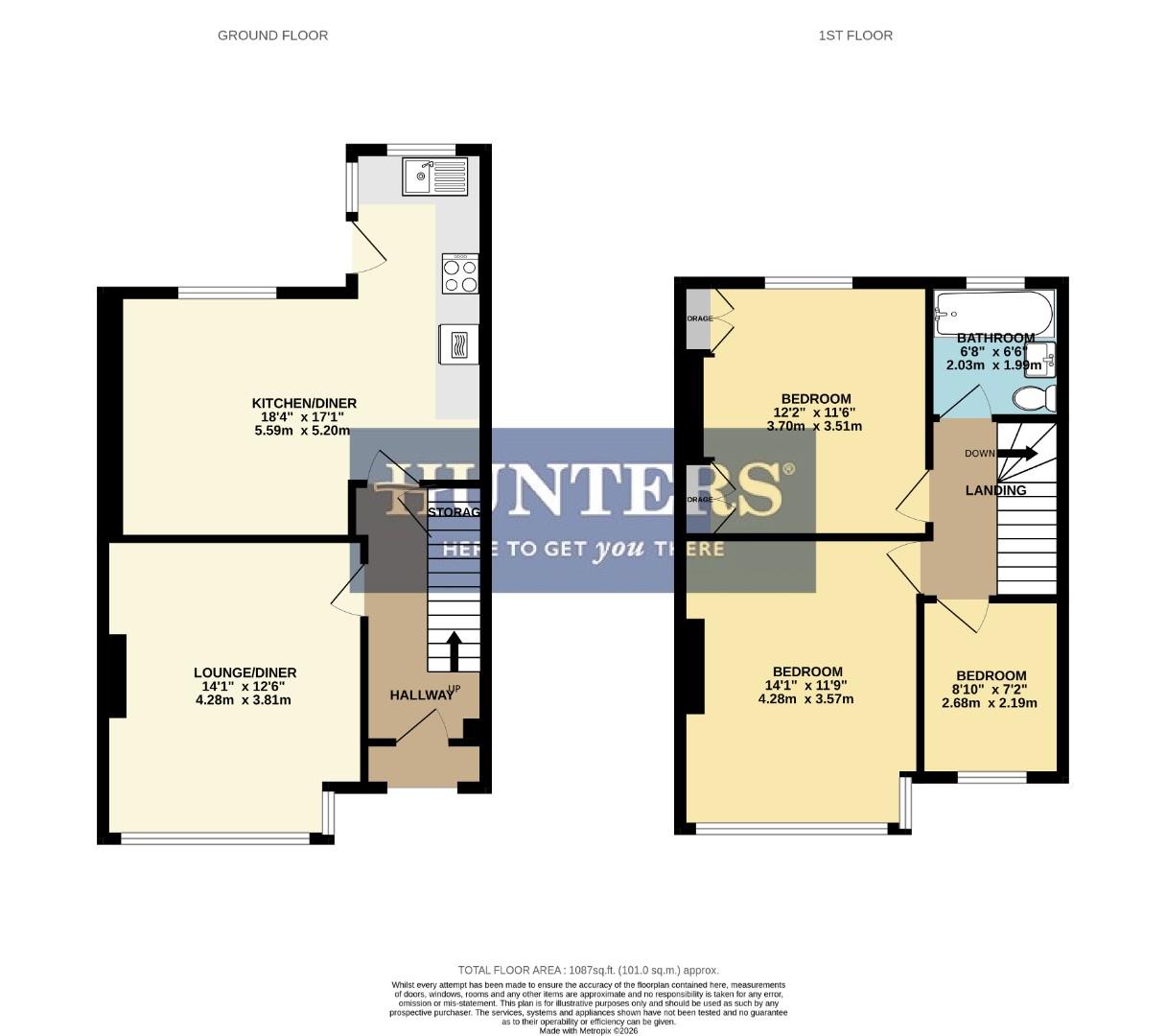 90, Savoy Road, Bristol floorplan