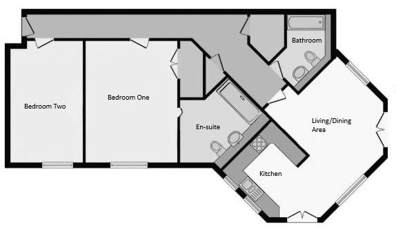 Flat 2, 78, Rylands Lane, Weymouth floorplan