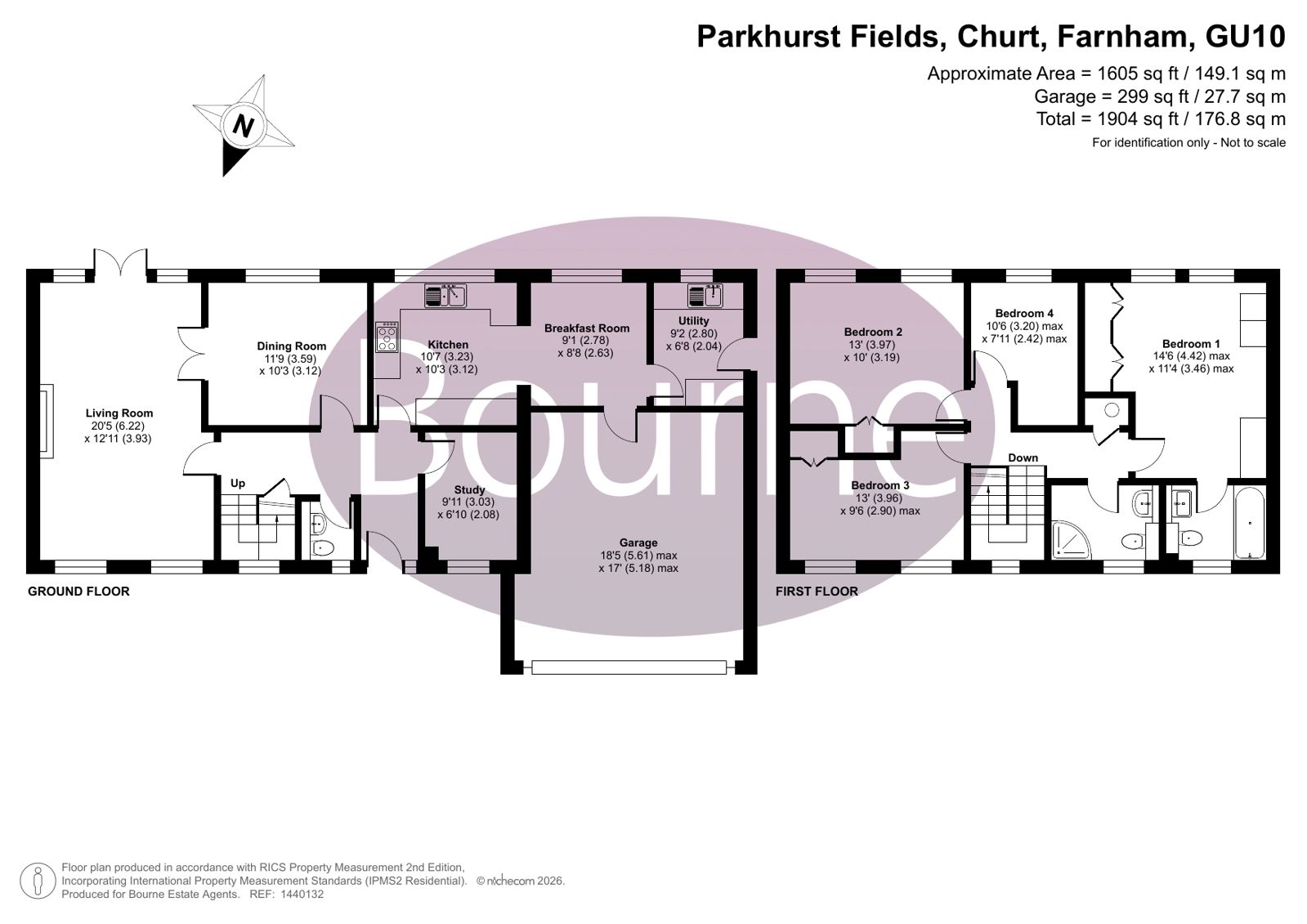 11, Parkhurst Fields, Farnham floorplan