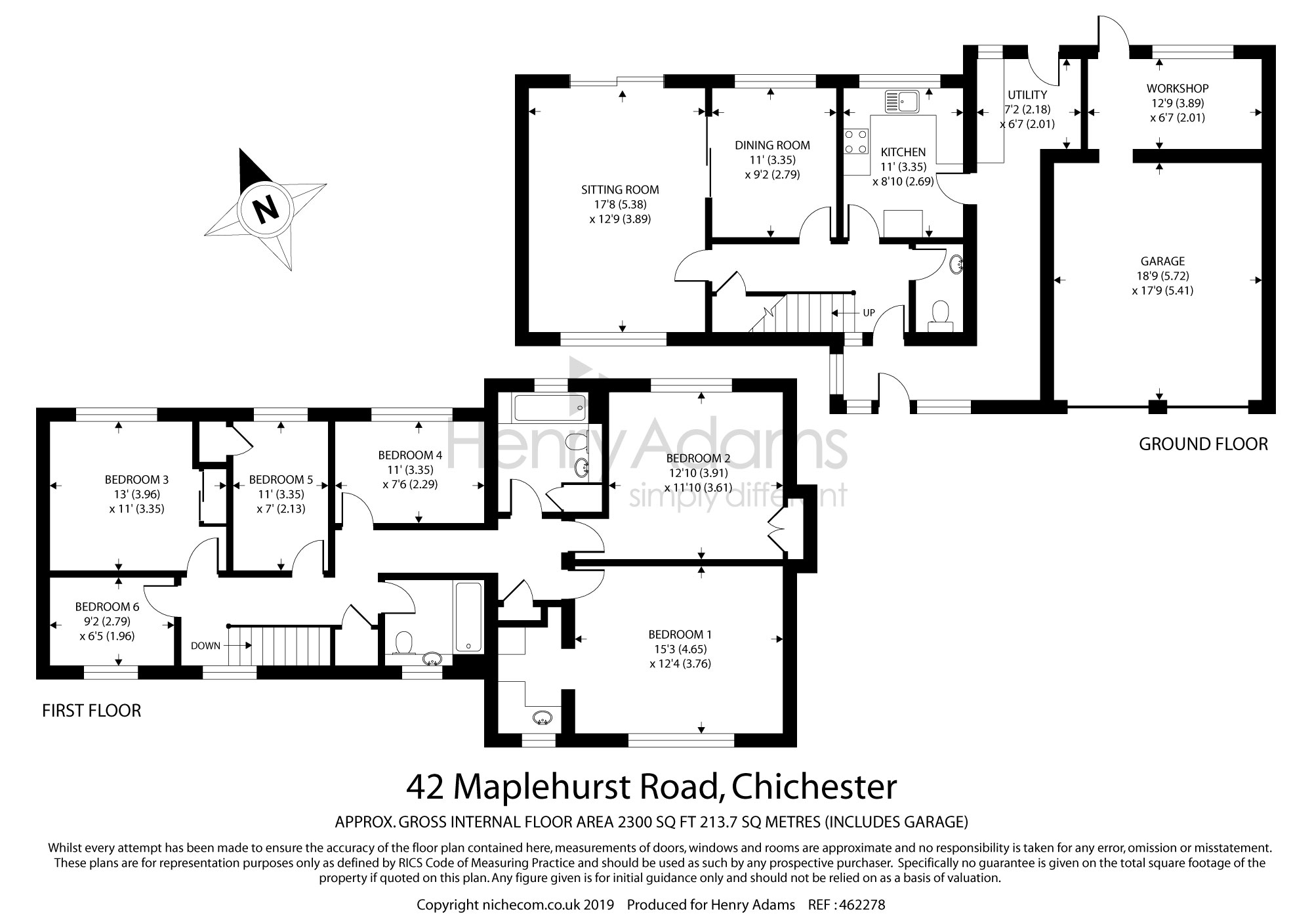 6 Bedrooms Detached house for sale in Maplehurst Road, Chichester PO19