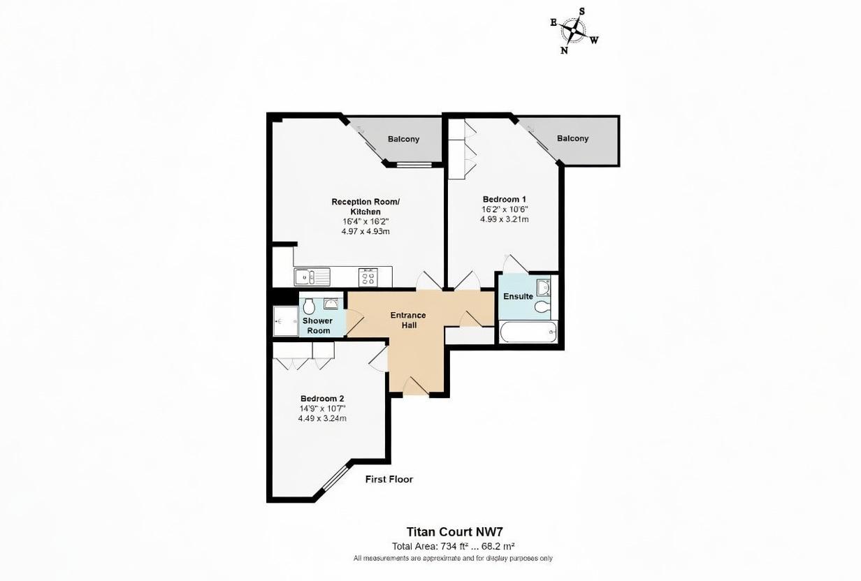 Titan Court, Flower Lane, London floorplan