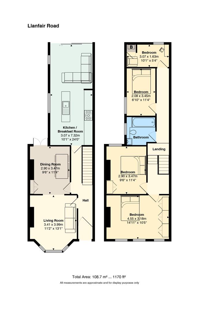Llanfair Road, Cardiff floorplan