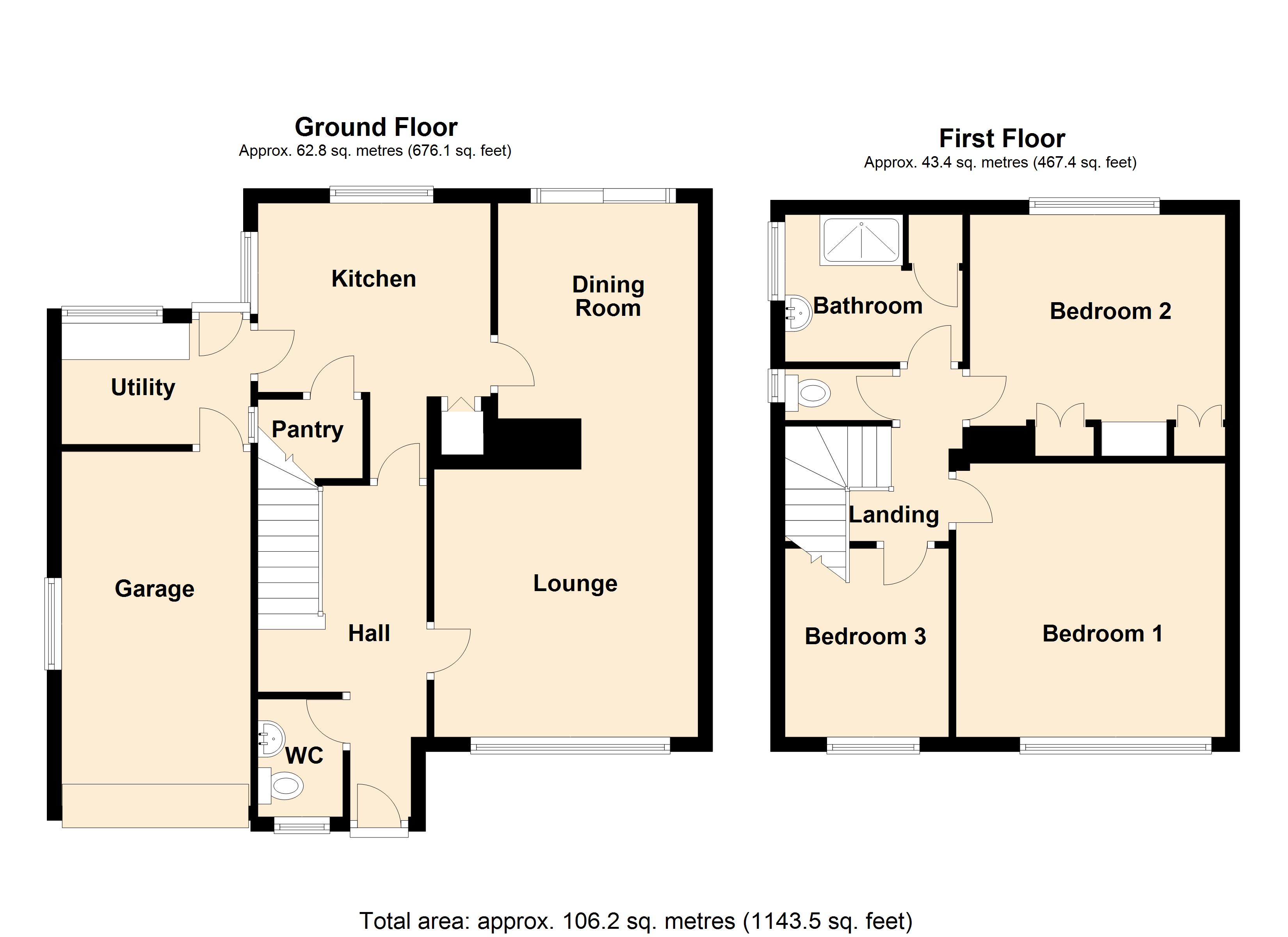 Potters Lane, East Leake LE12, 3 bedroom detached house for sale