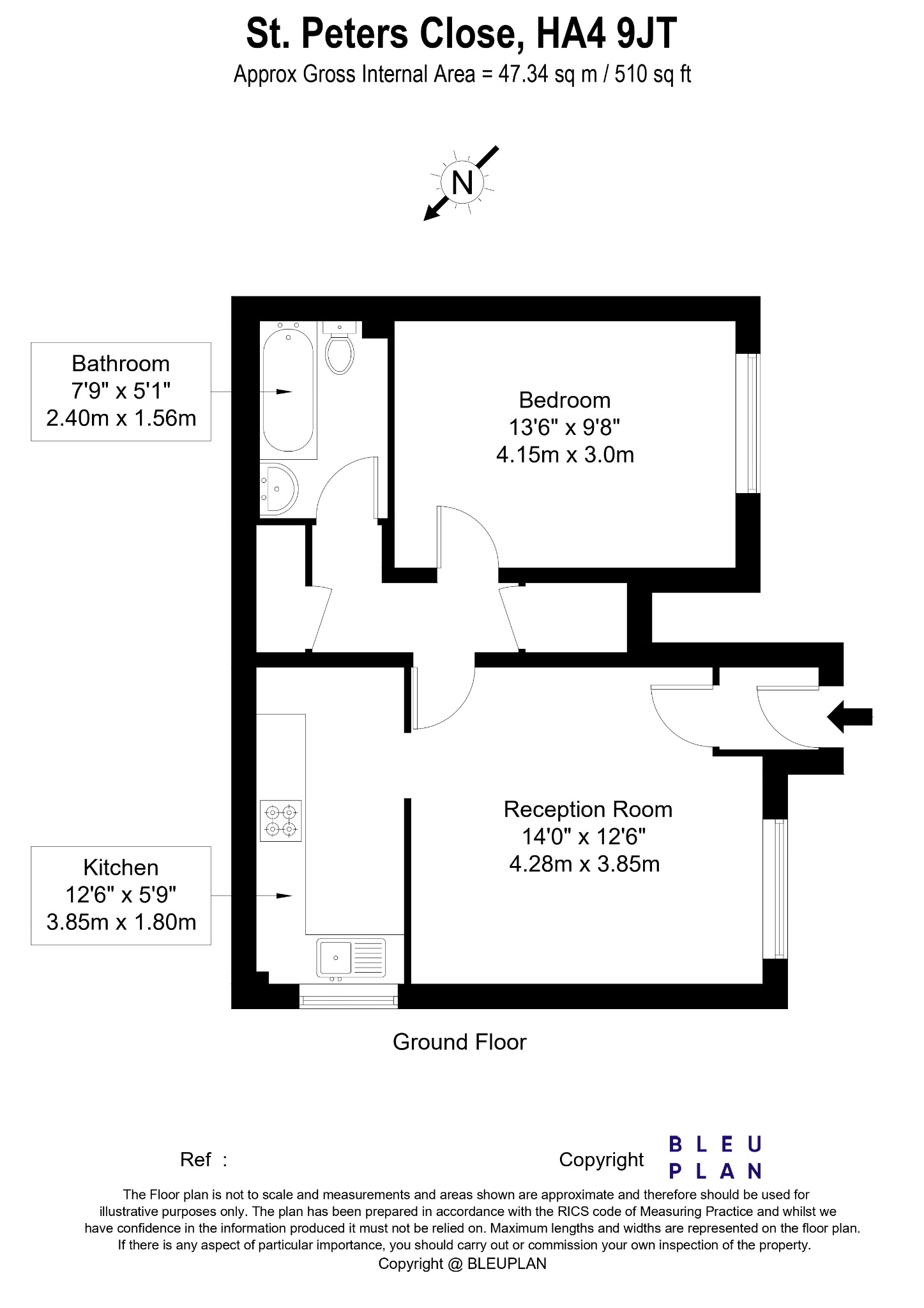 17 St. Peters Close, Ruislip, Greater London floorplan