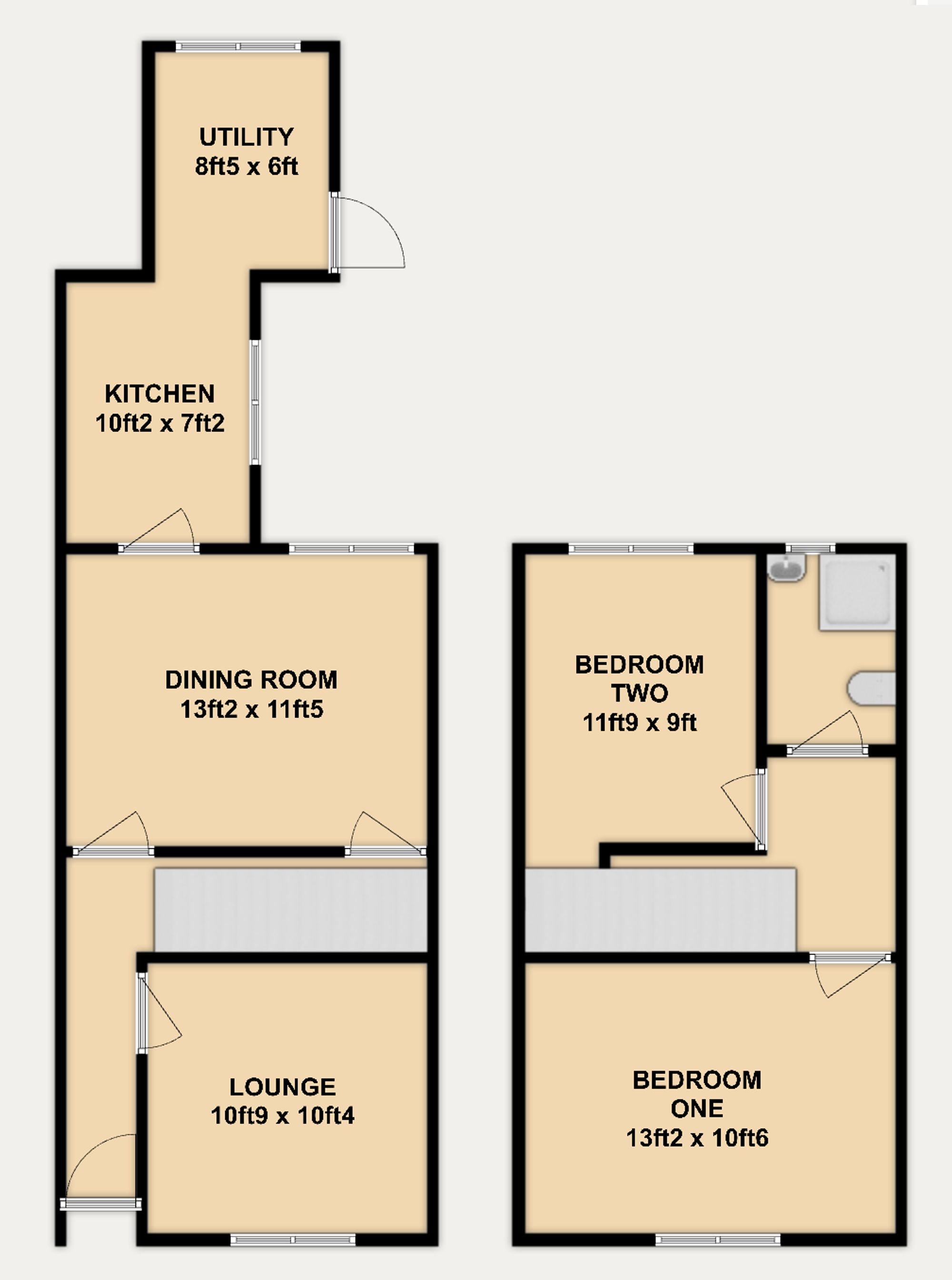 141 Brunswick Road, Buckley floorplan