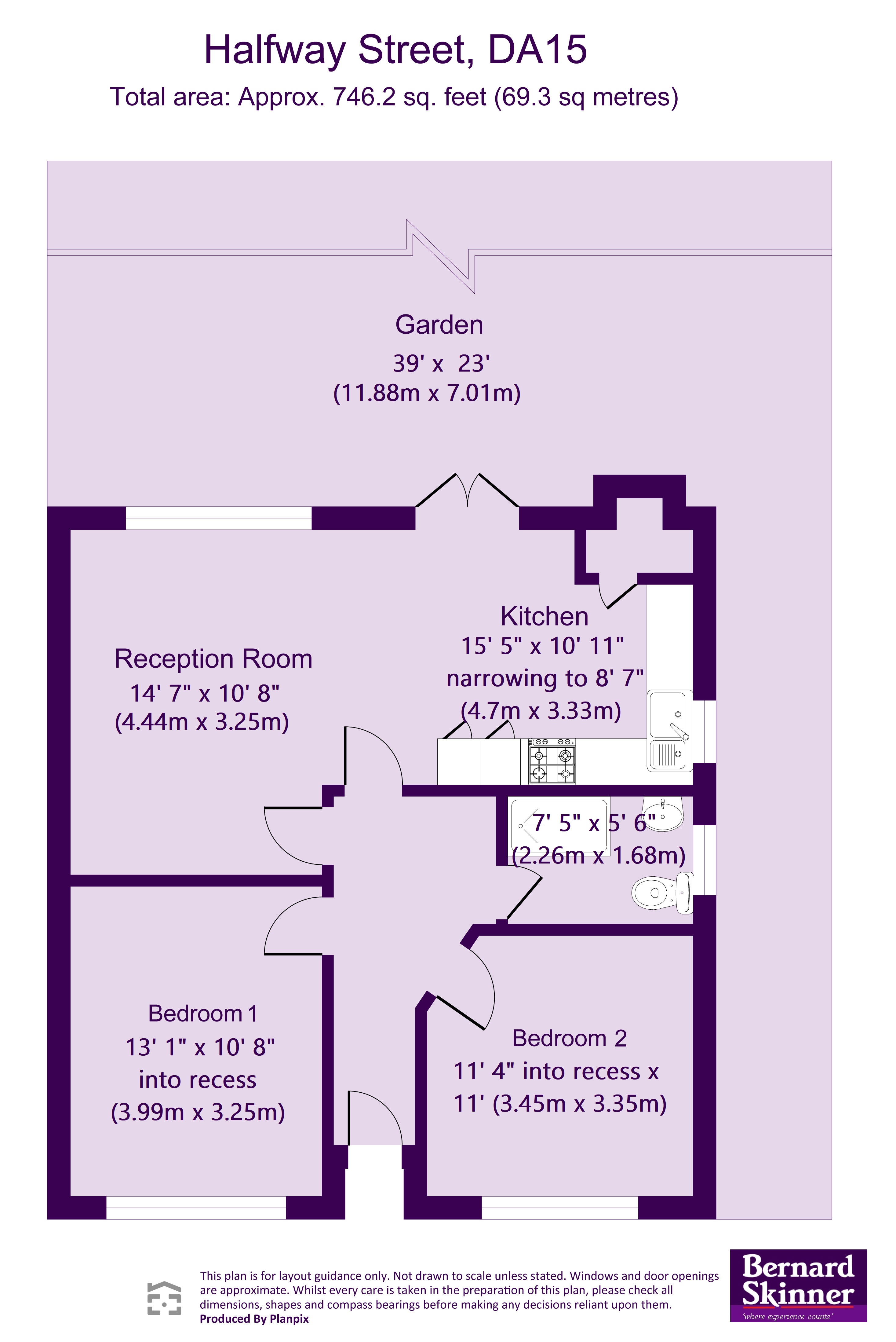 200, Halfway Street, Sidcup floorplan