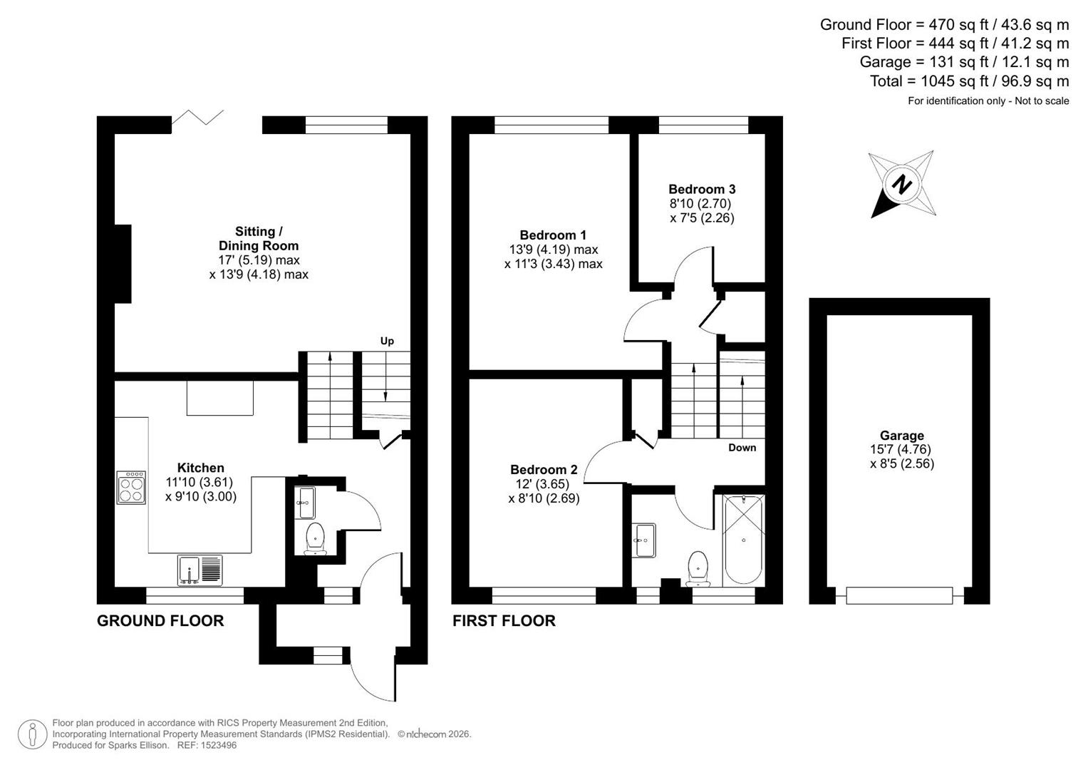 17, Ribble Close, Chandler's Ford floorplan